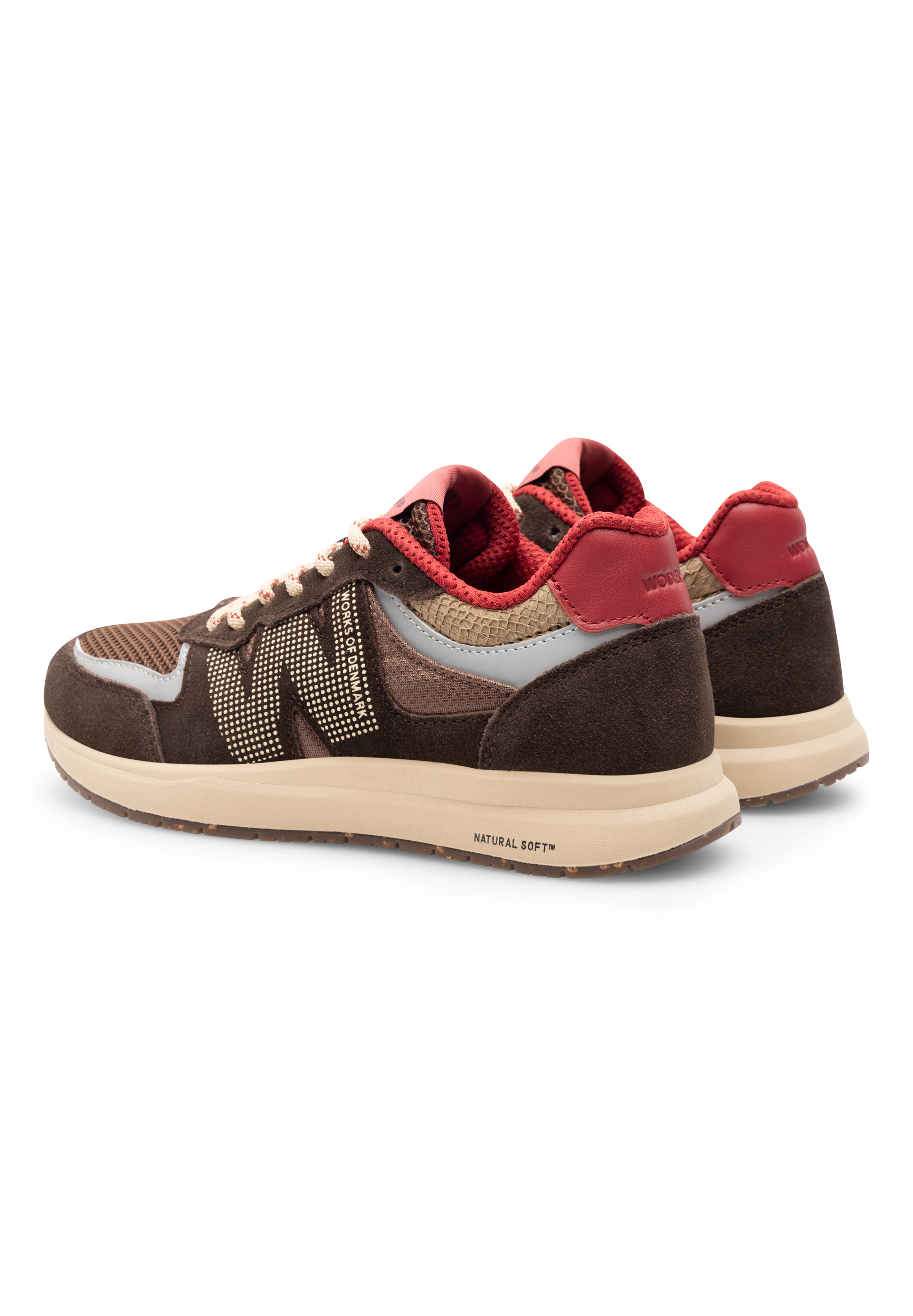WODEN Rigmor Open Mesh Sneakers 541 Cacao Multi