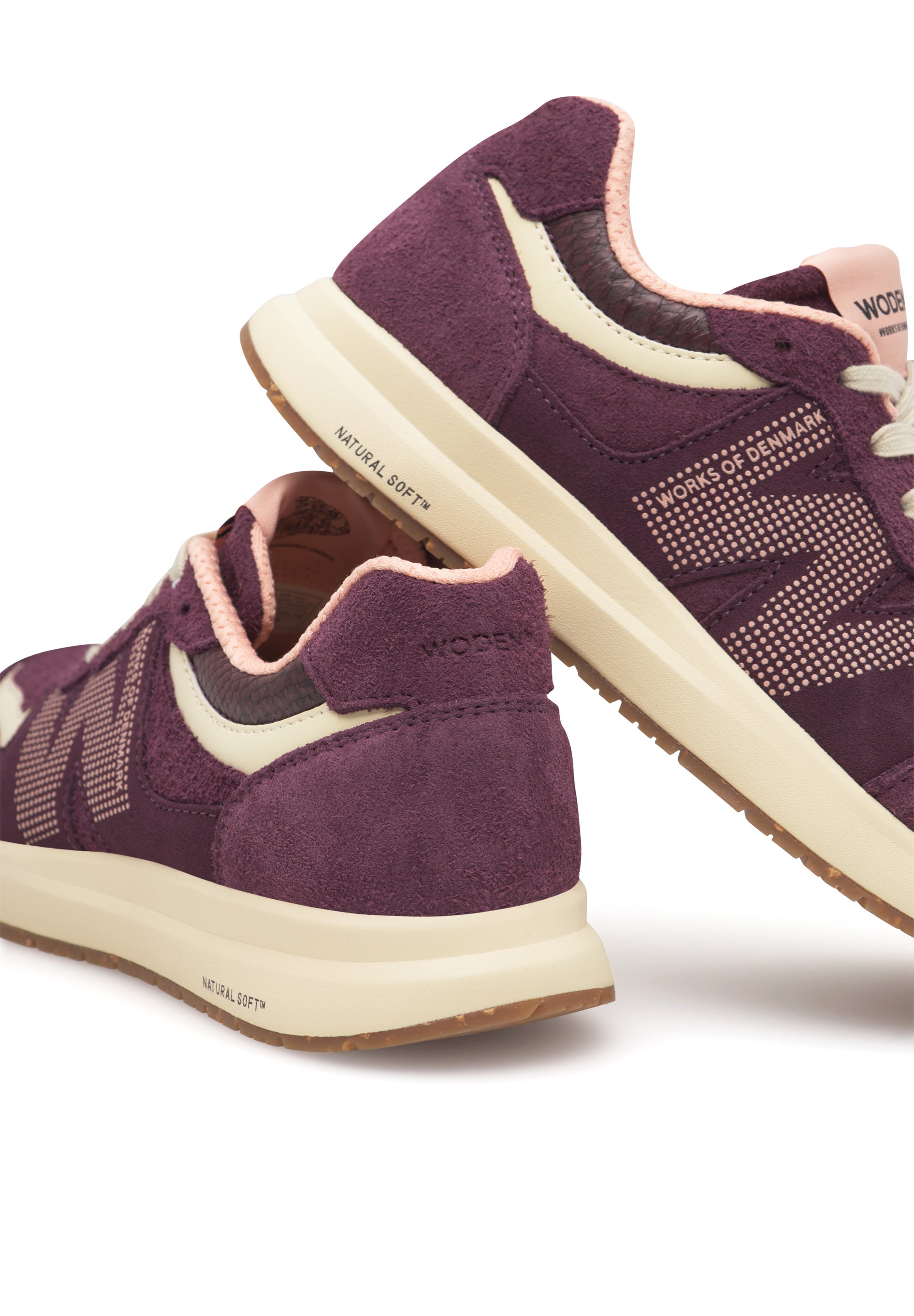 WODEN Rigmor Suede Sneakers 248 Cherry