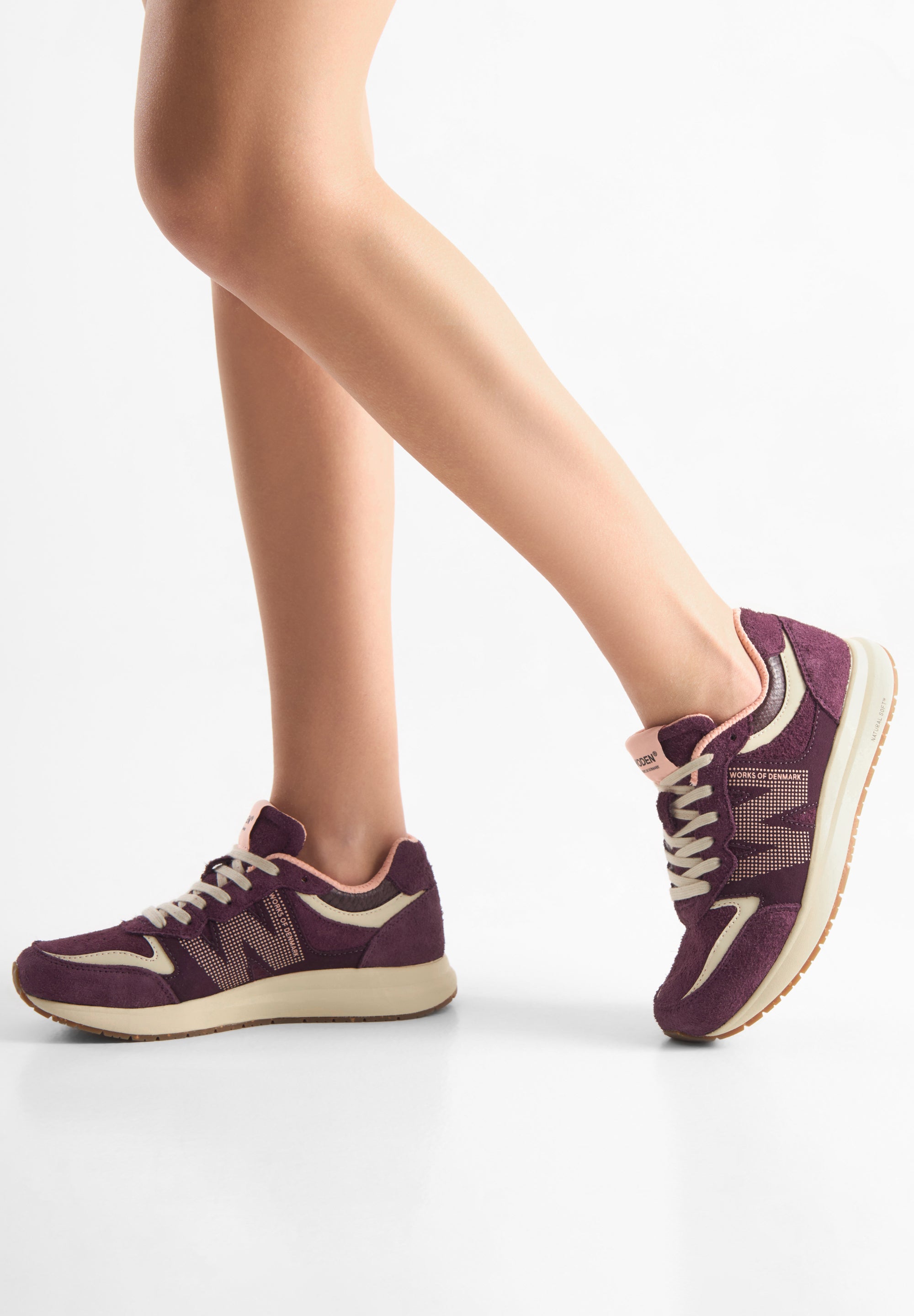 WODEN Rigmor Suede Sneakers 248 Cherry