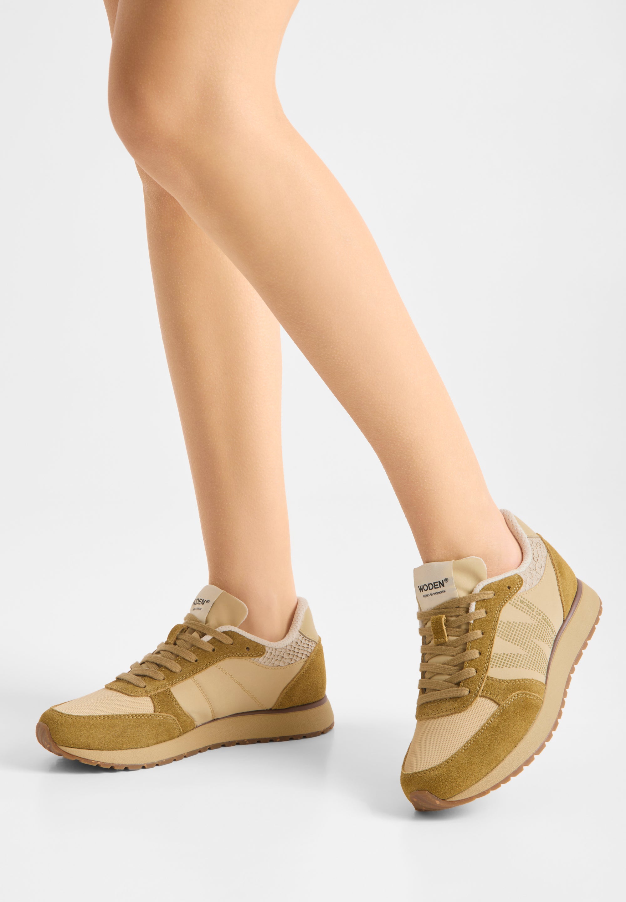 WODEN Ronja Sneakers 542 Khaki Multi