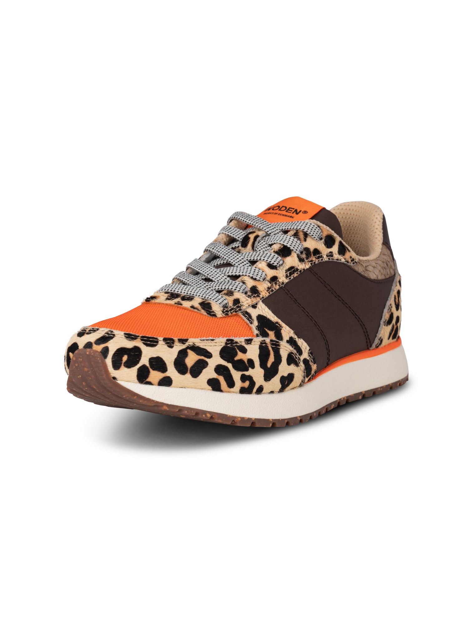 WODEN Ronja Cowhair Sneakers 207 Leopard/Tiger