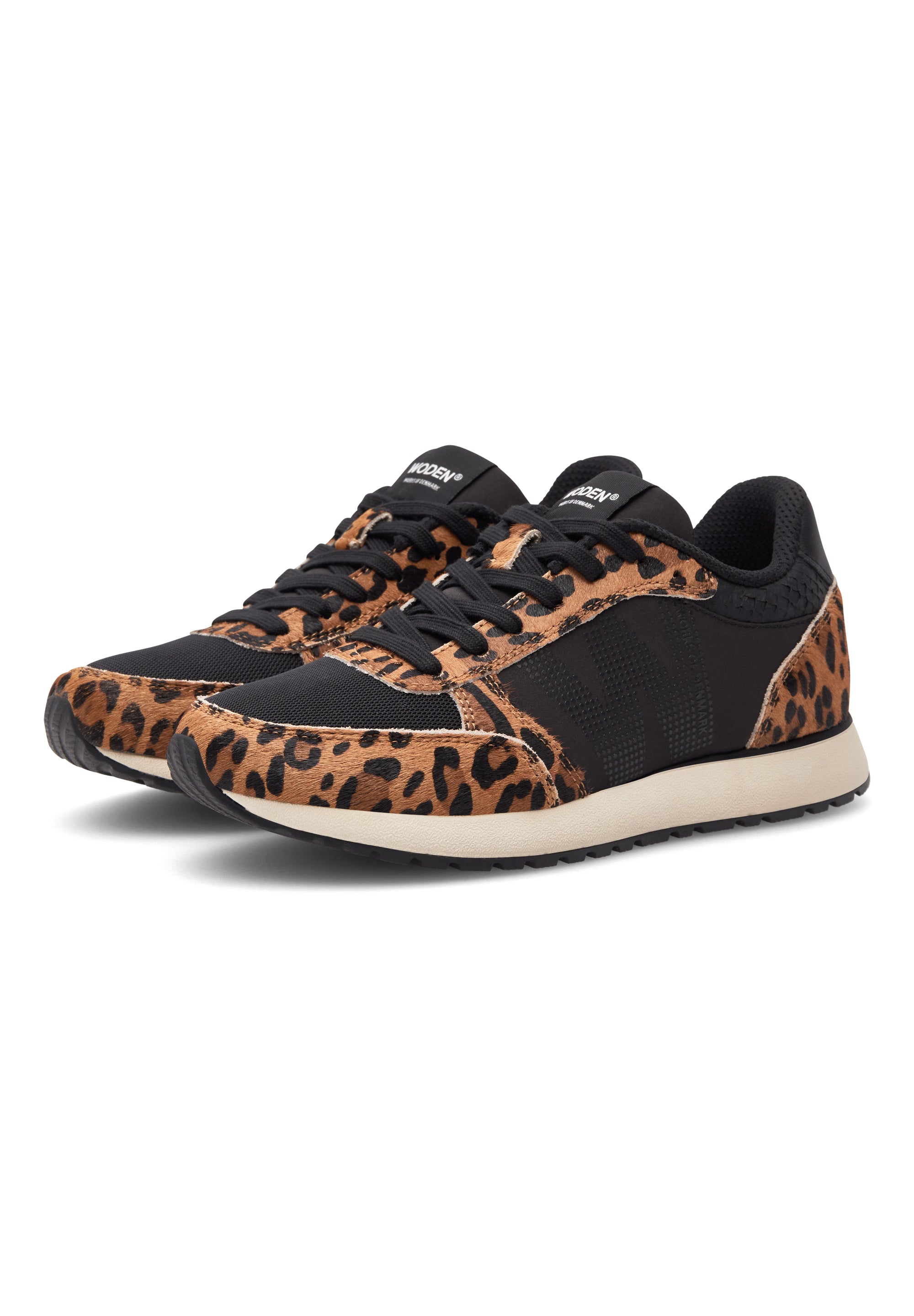 WODEN Ronja Cowhair Sneakers 356 Leopard/Black