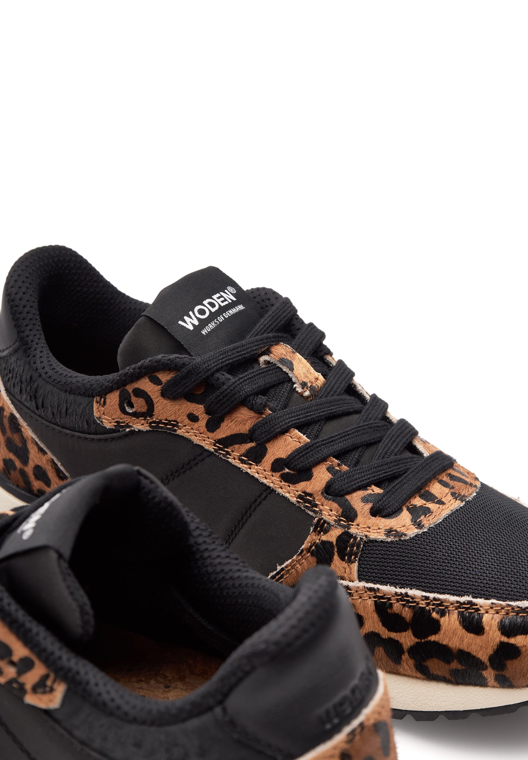 WODEN Ronja Cowhair Sneakers 356 Leopard/Black