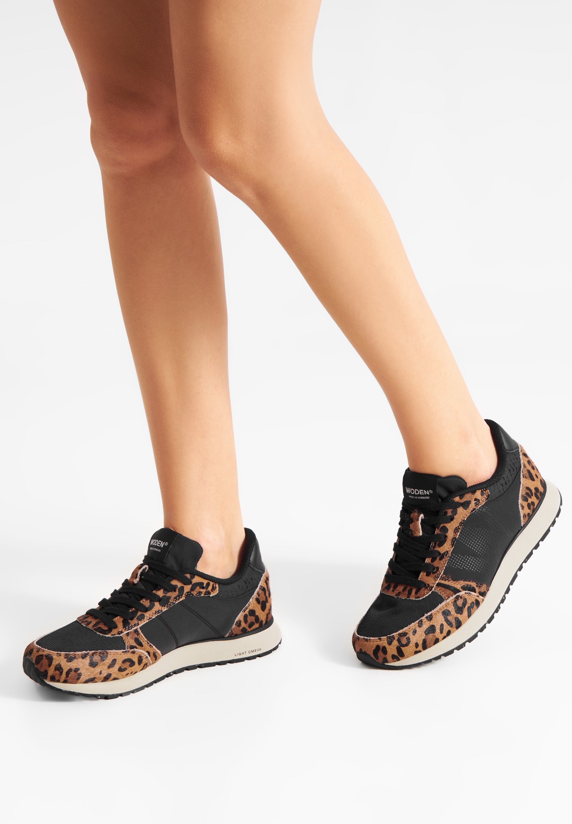 WODEN Ronja Cowhair Sneakers 356 Leopard/Black