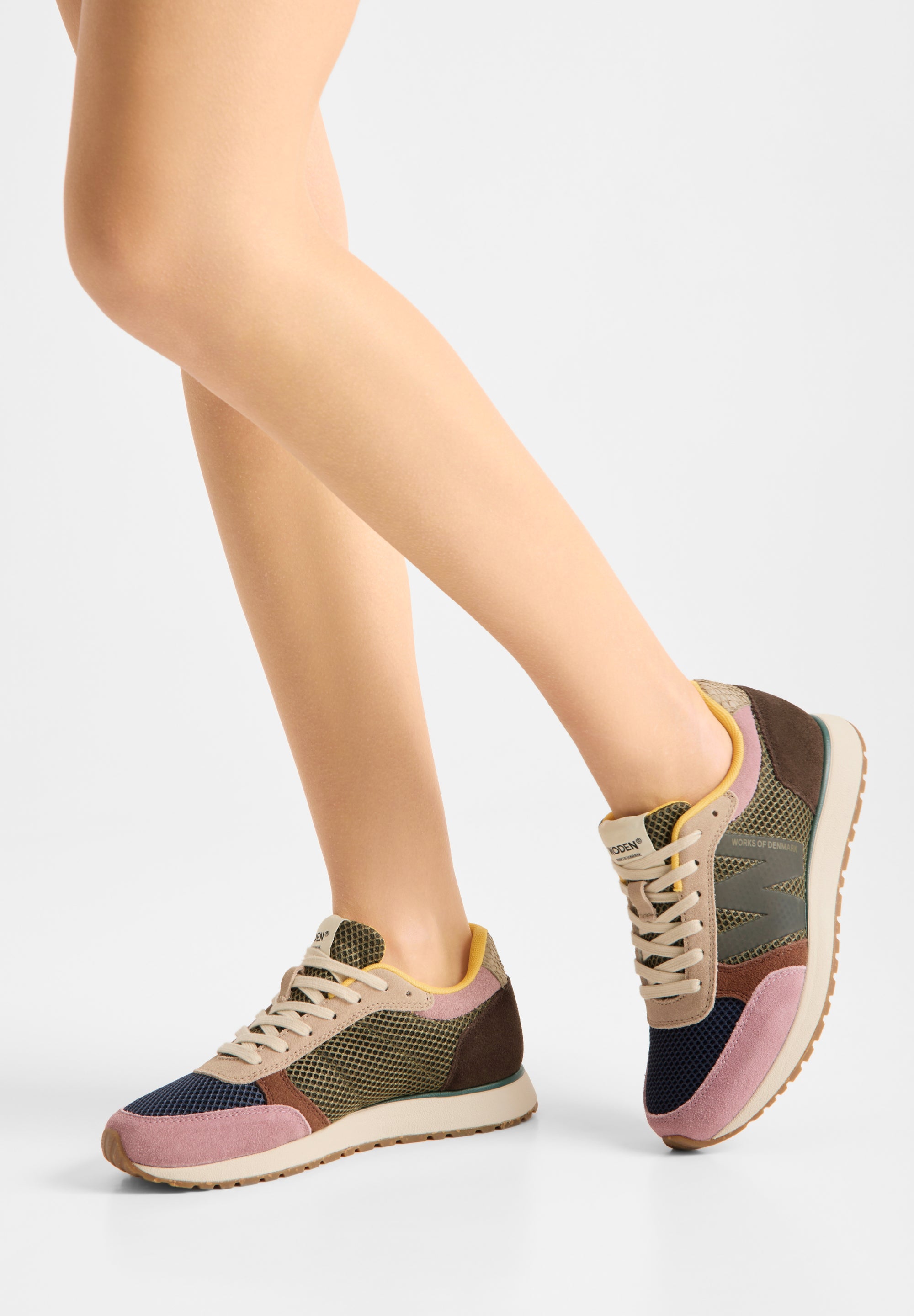 WODEN Ronja Icon Sneakers 255 Dark Algae Multi