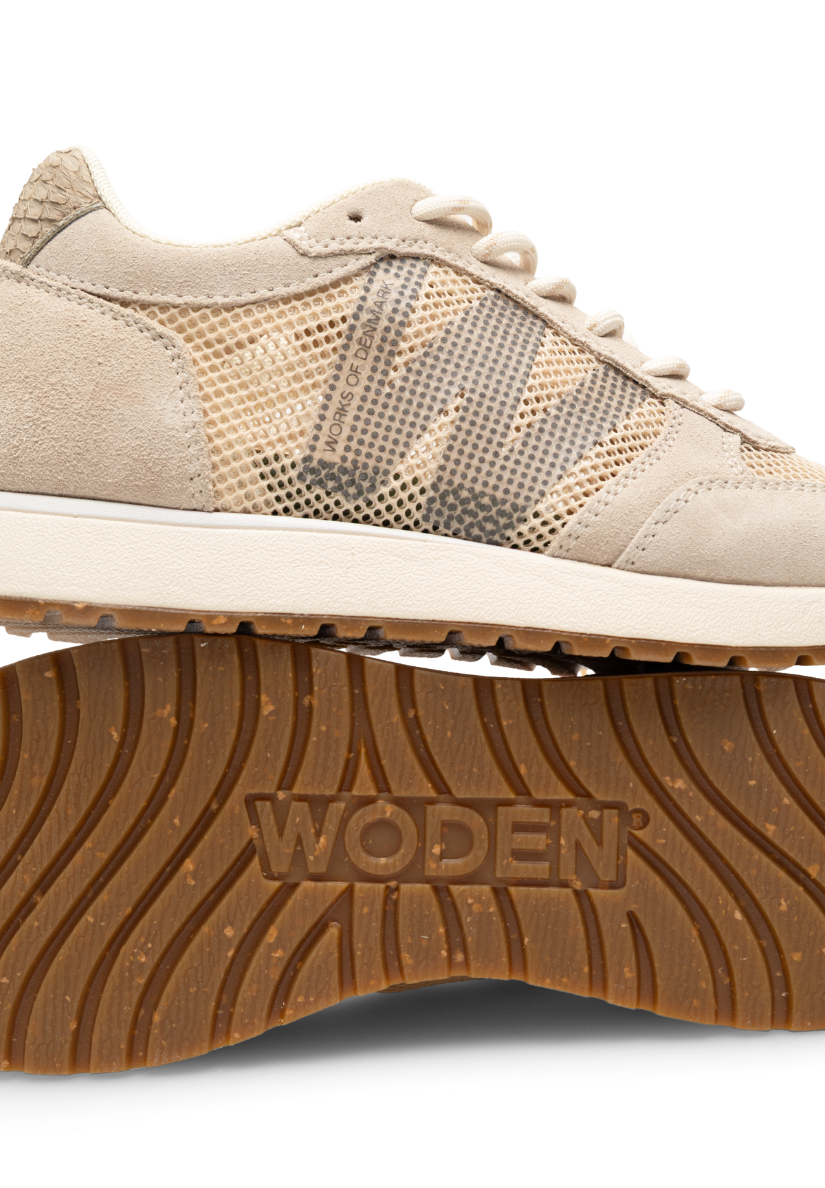 WODEN Ronja Icon Mesh Sneakers 852 Coffee Cream