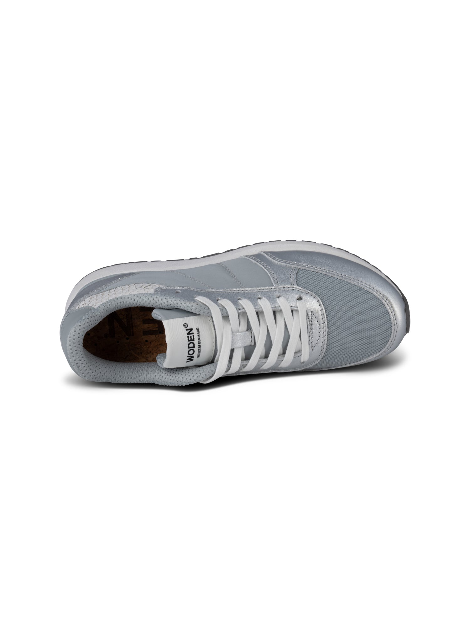 WODEN Ronja Metallic Sneakers 039 Silver