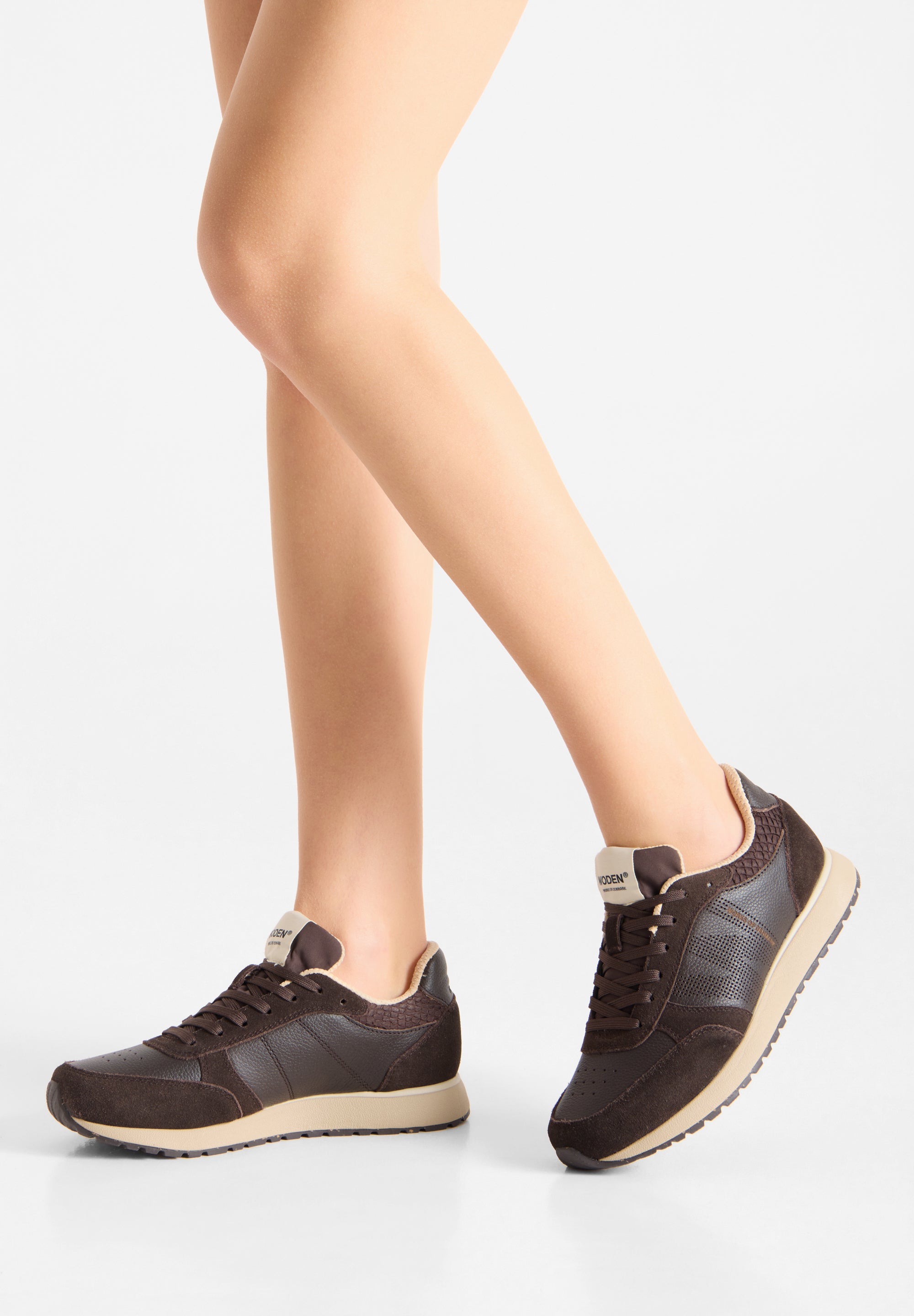 WODEN Ronja Mix Sneakers 063 Chocolate