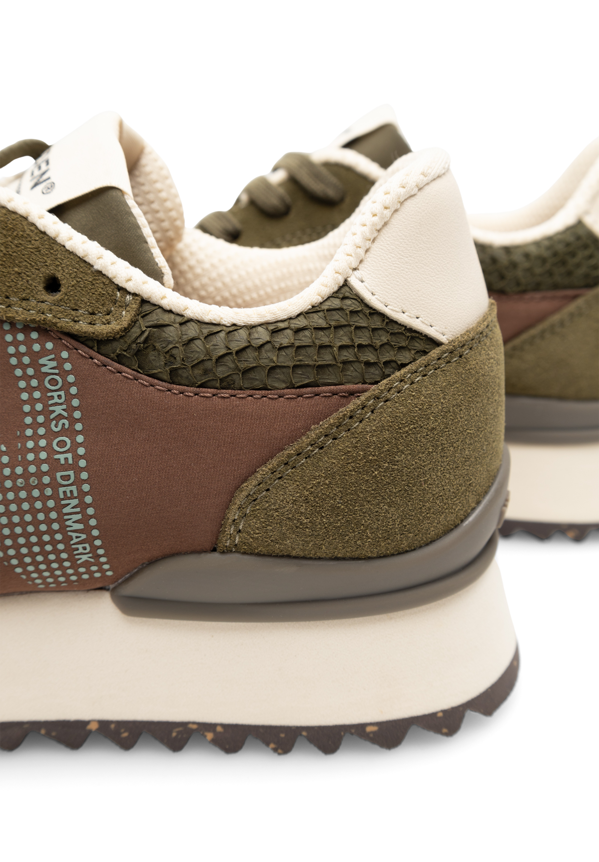 WODEN Ronja Plateau Plateau 254 Dark Olive Multi