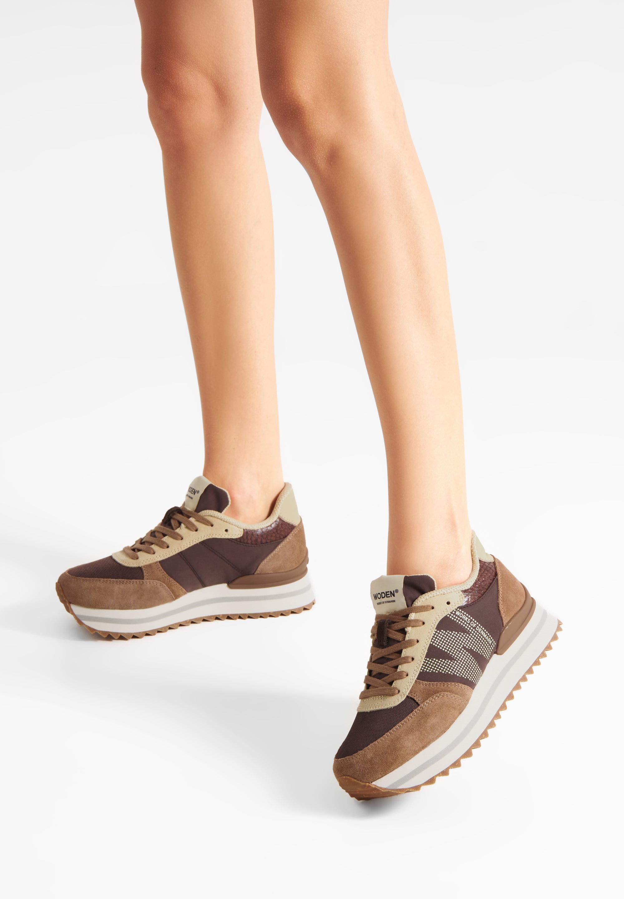 WODEN Ronja Plateau Plateau 550 Chocolate Multi