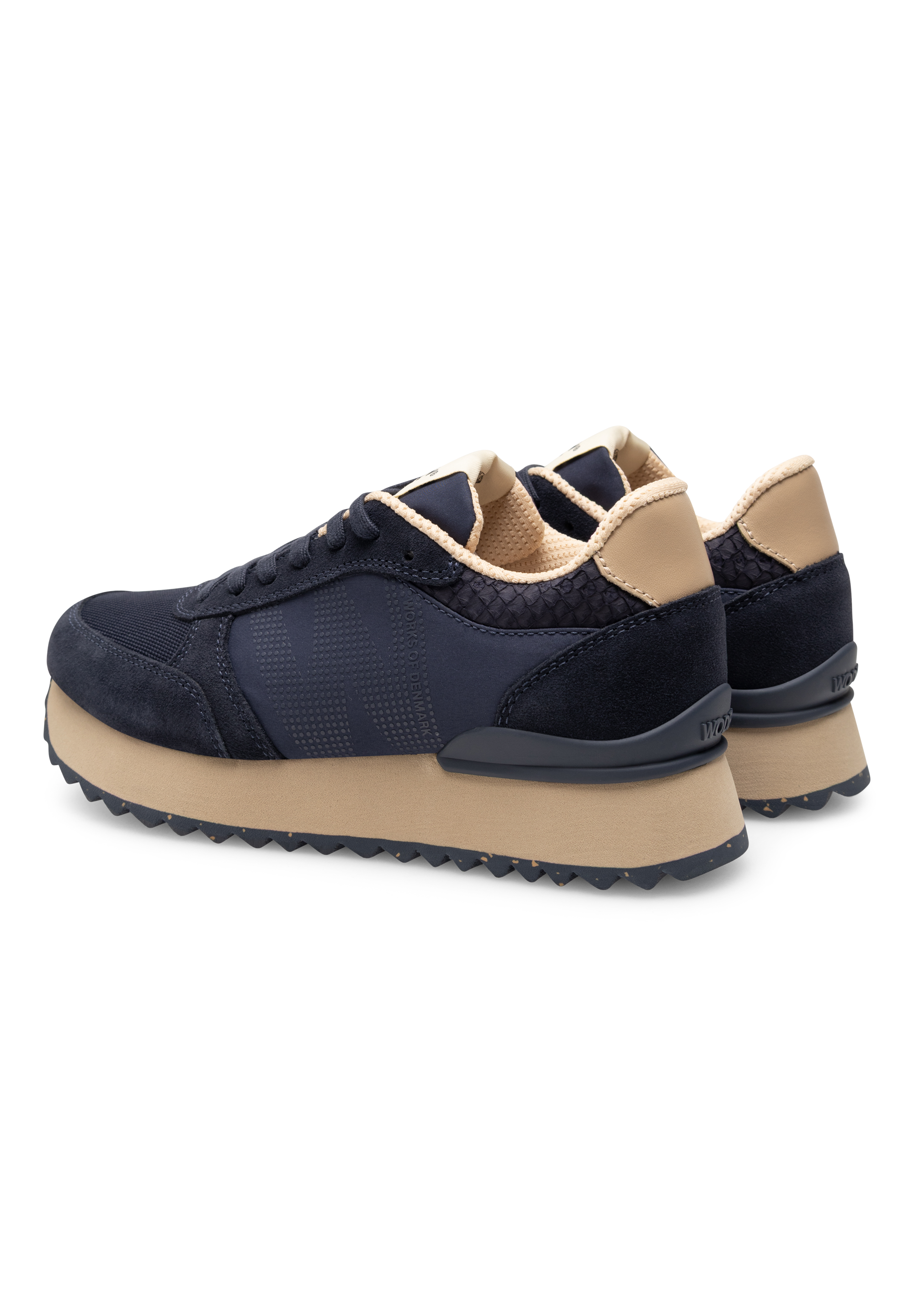 WODEN Ronja Plateau Plateau 950 Dark Navy Multi