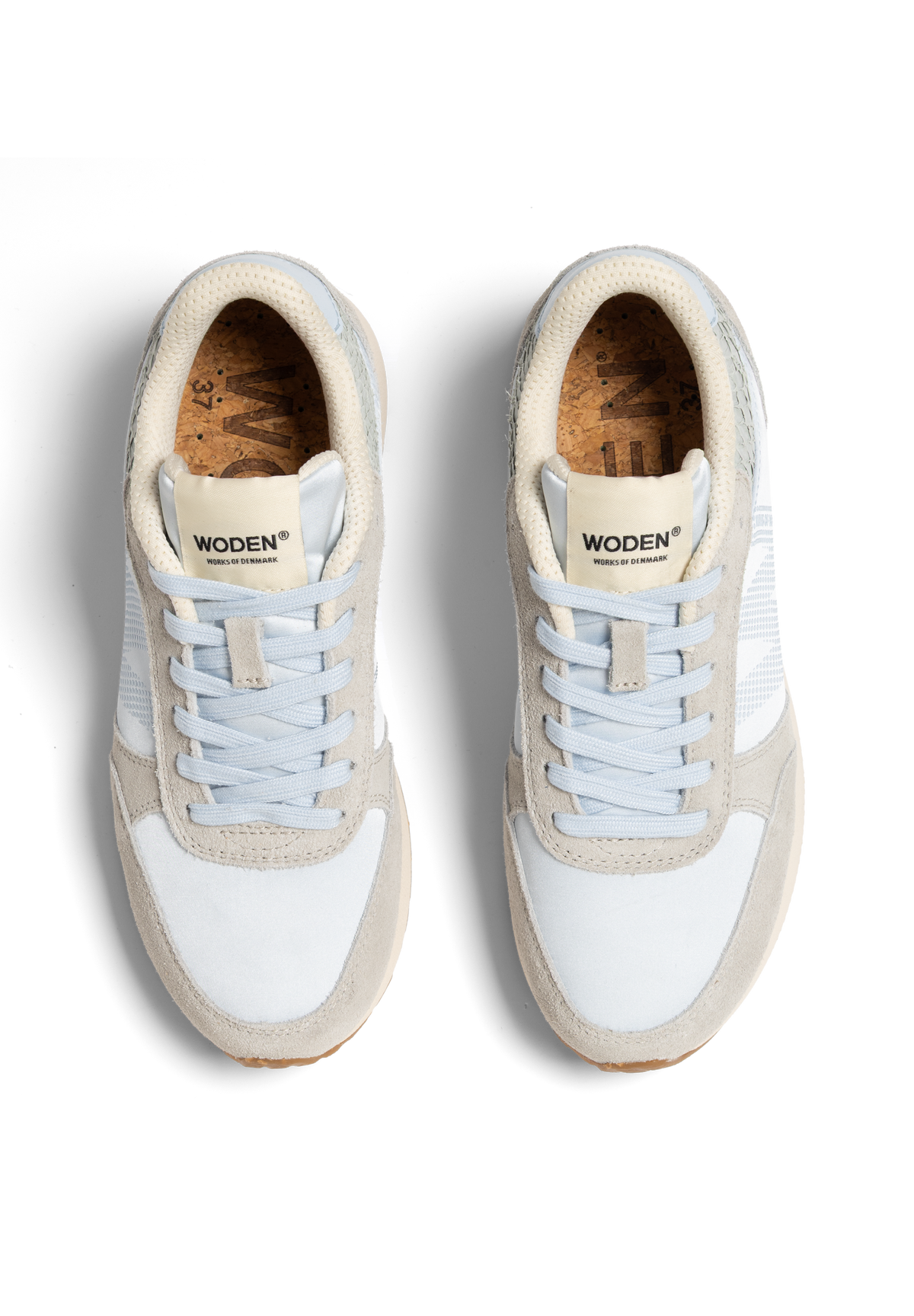 WODEN Ronja Satin Sneakers 272 Moonstone