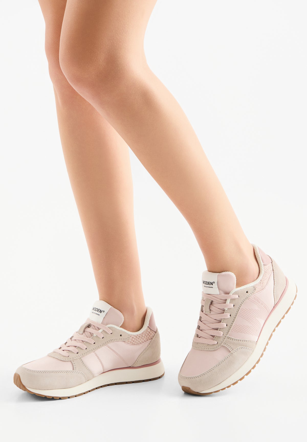 WODEN Ronja Satin Sneakers 326 Powder
