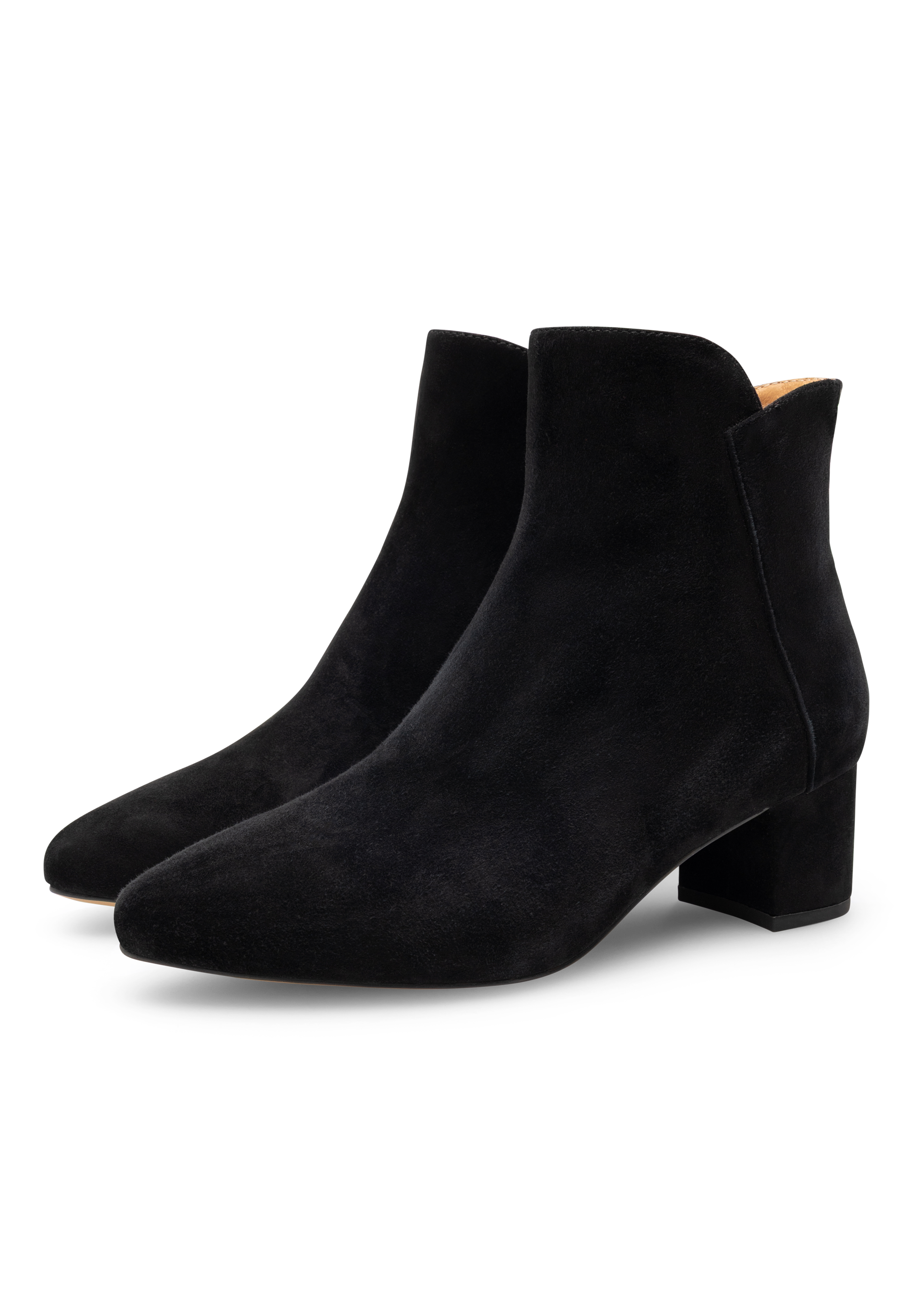 WODEN Saga Block Heeled Boots 020 Black