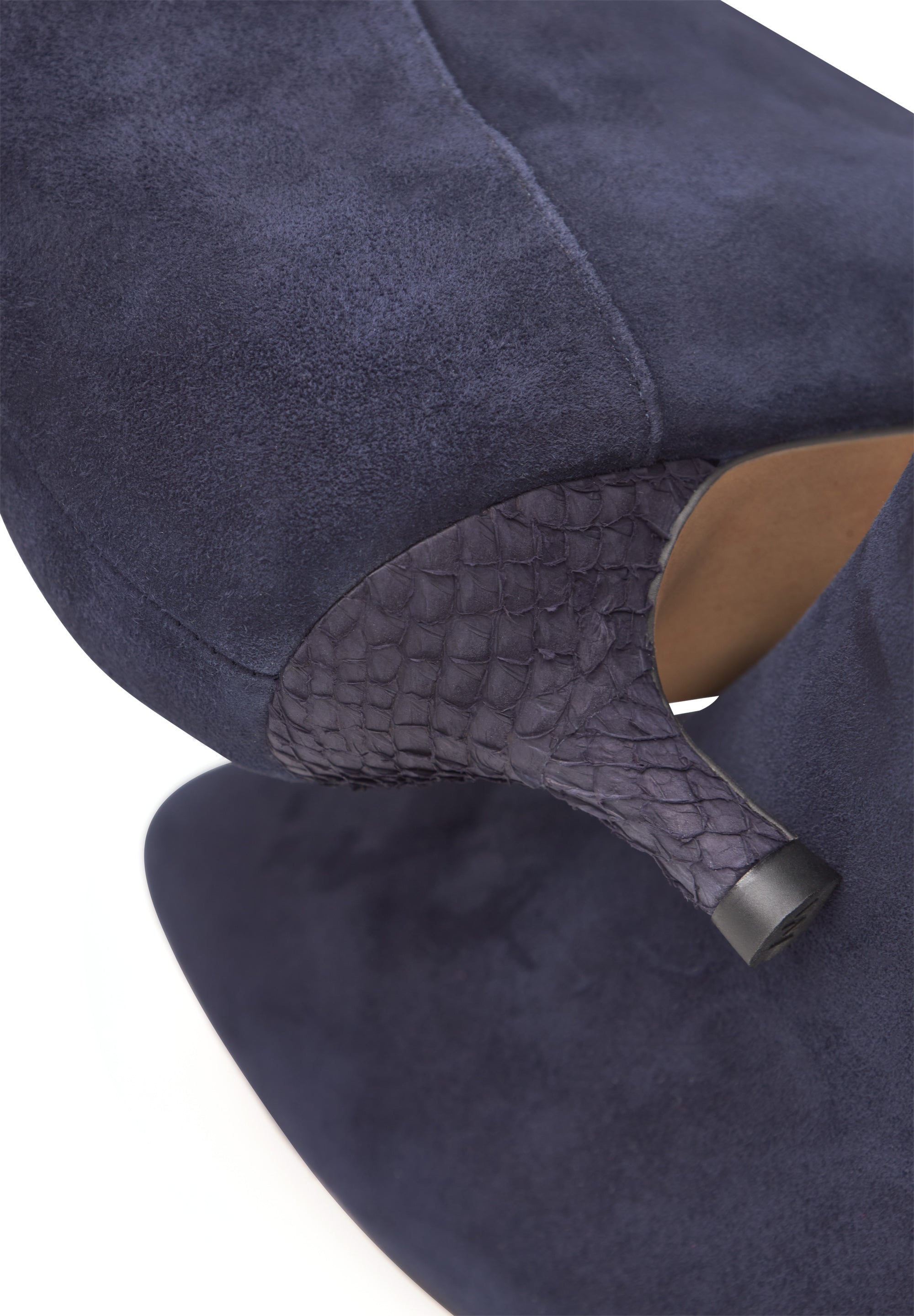 WODEN Saga Zip S Heels 009 Dark Navy