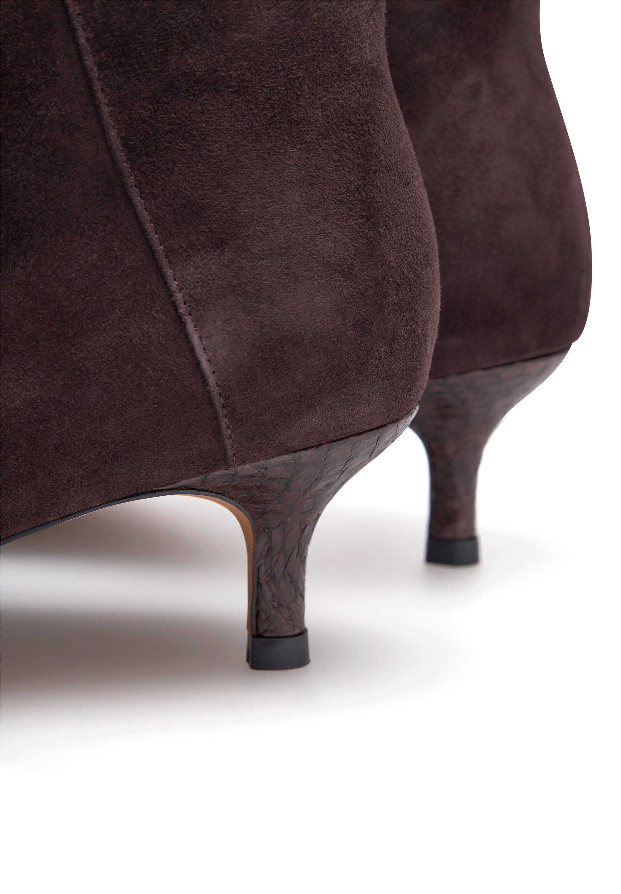 WODEN Saga Zip S Heels 063 Chocolate