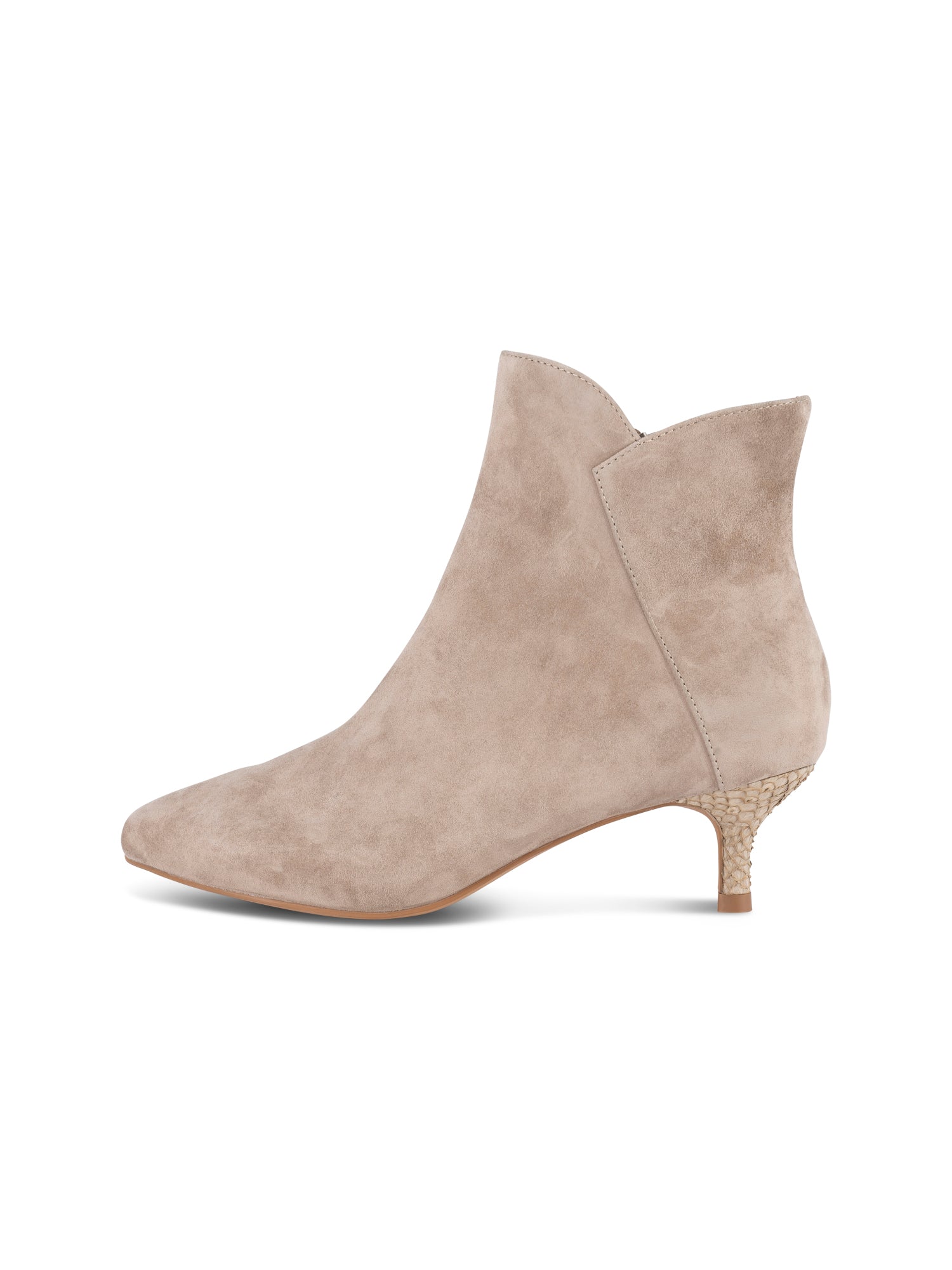 WODEN STB WOMENS Saga Zip S Heels 065 Taupe