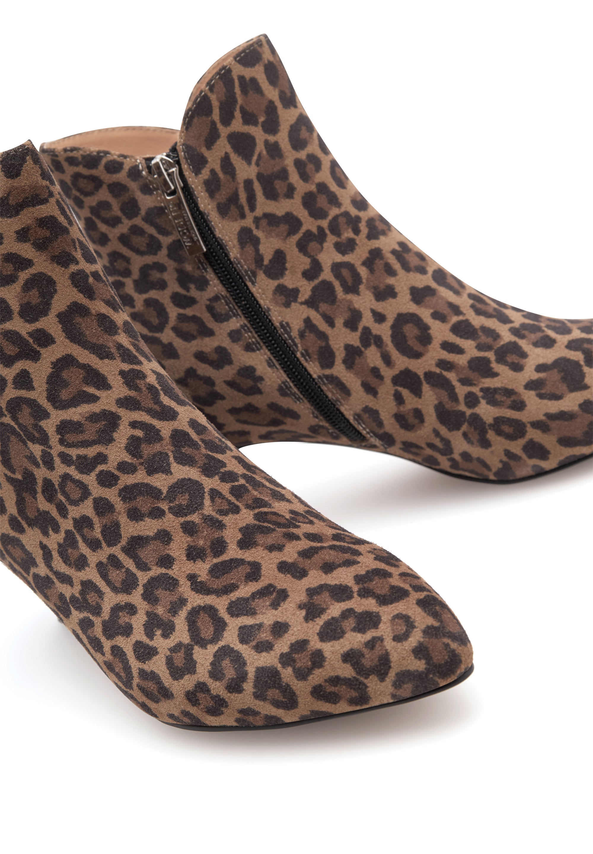 WODEN Saga Zip S Heels 327 Leopard