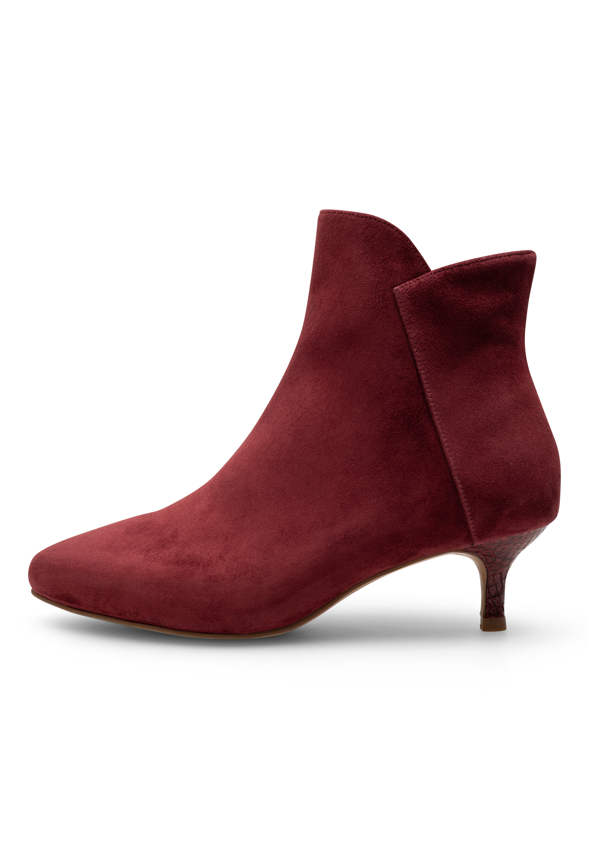 WODEN Saga Zip S Heels 360 Cranberry