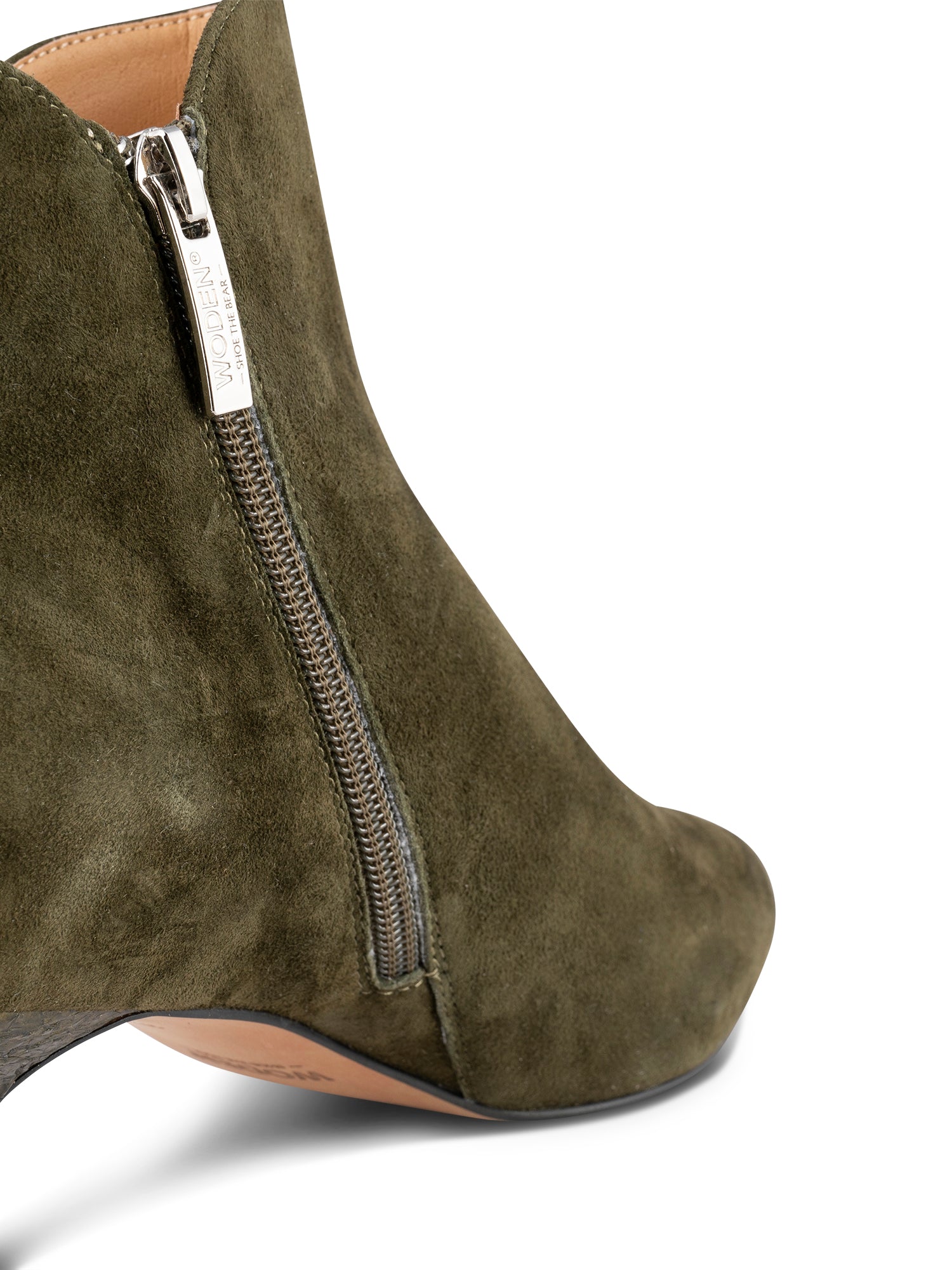 WODEN Saga Zip S Heels 703 Khaki