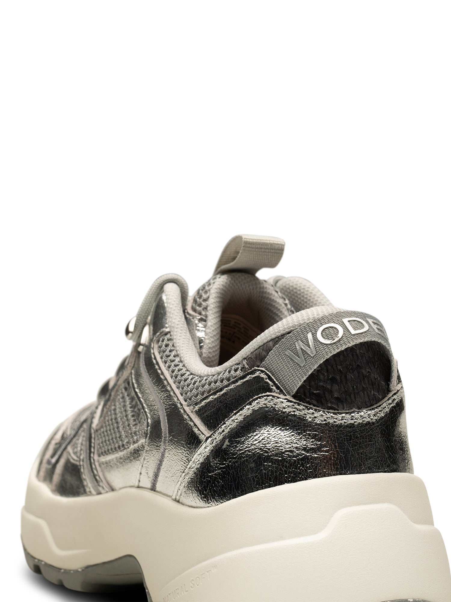 WODEN Sif Metallic Sneakers 040 Autumn Grey