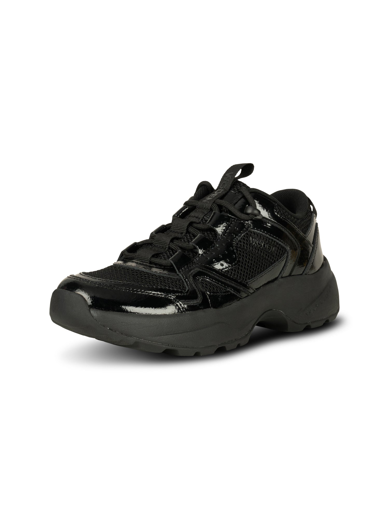 WODEN Sif Patent Sneakers 020 Black