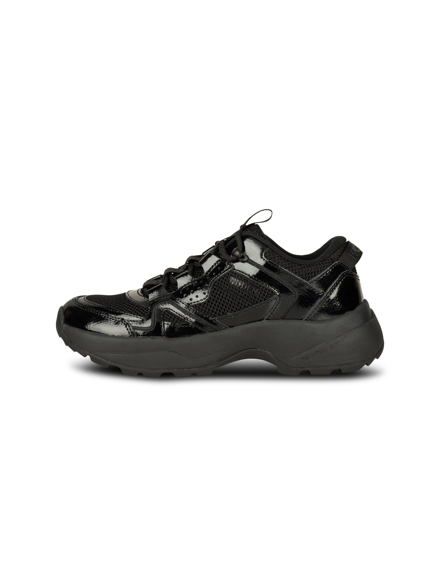 WODEN Sif Patent Sneakers 020 Black