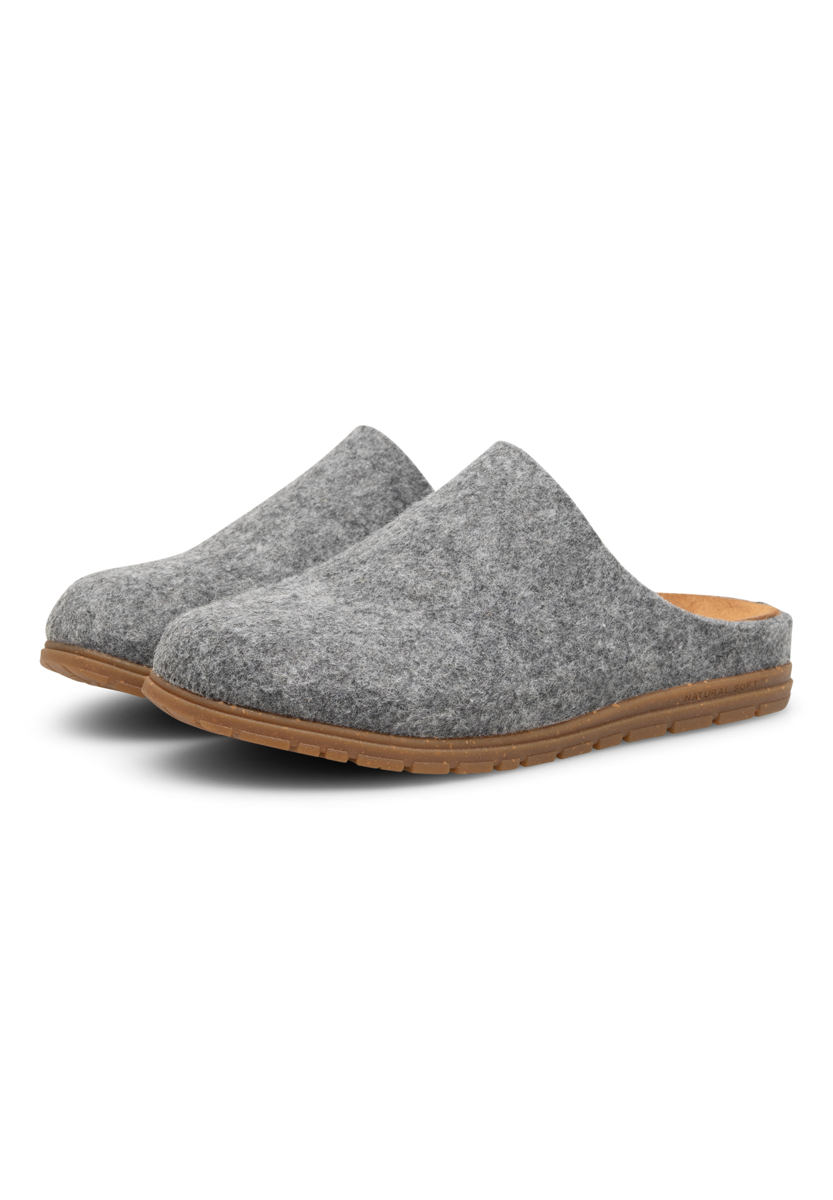 WODEN Silvi Felt Clogs 050 Light Grey