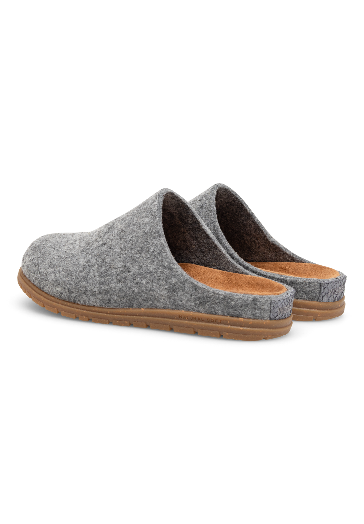 WODEN Silvi Felt Clogs 050 Light Grey