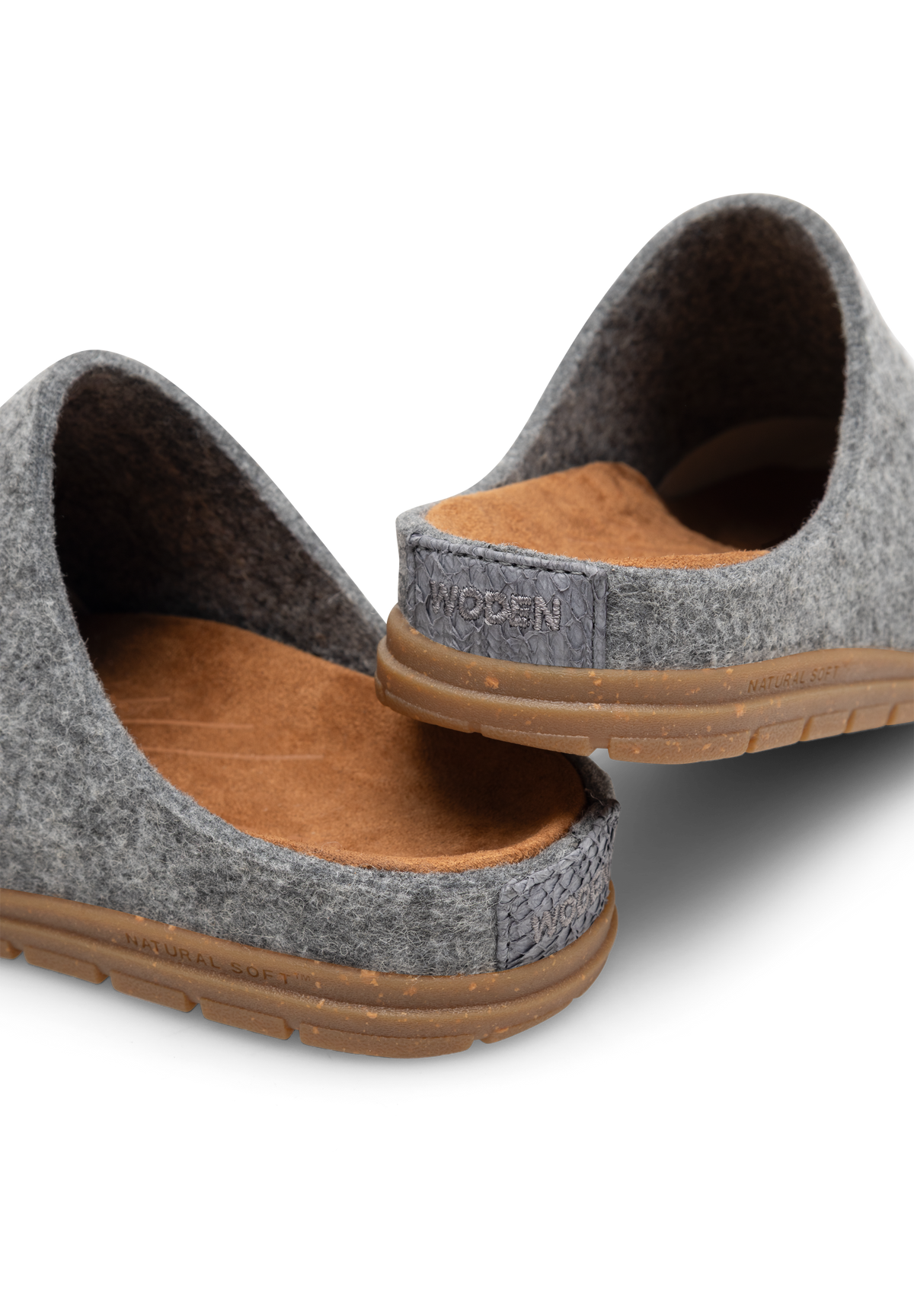 WODEN Silvi Felt Clogs 050 Light Grey