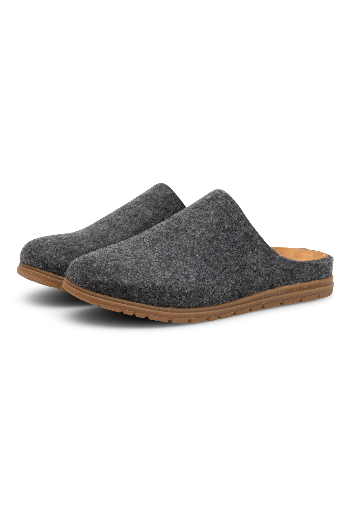 WODEN Silvi Felt Clogs 051 Dark Grey