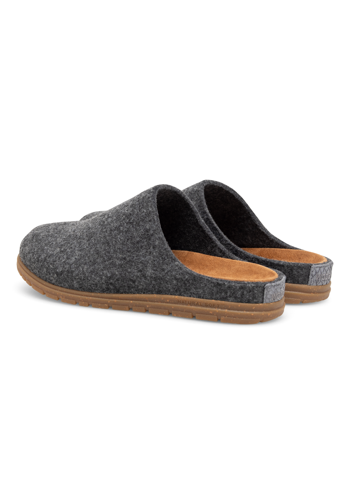 WODEN Silvi Felt Clogs 051 Dark Grey