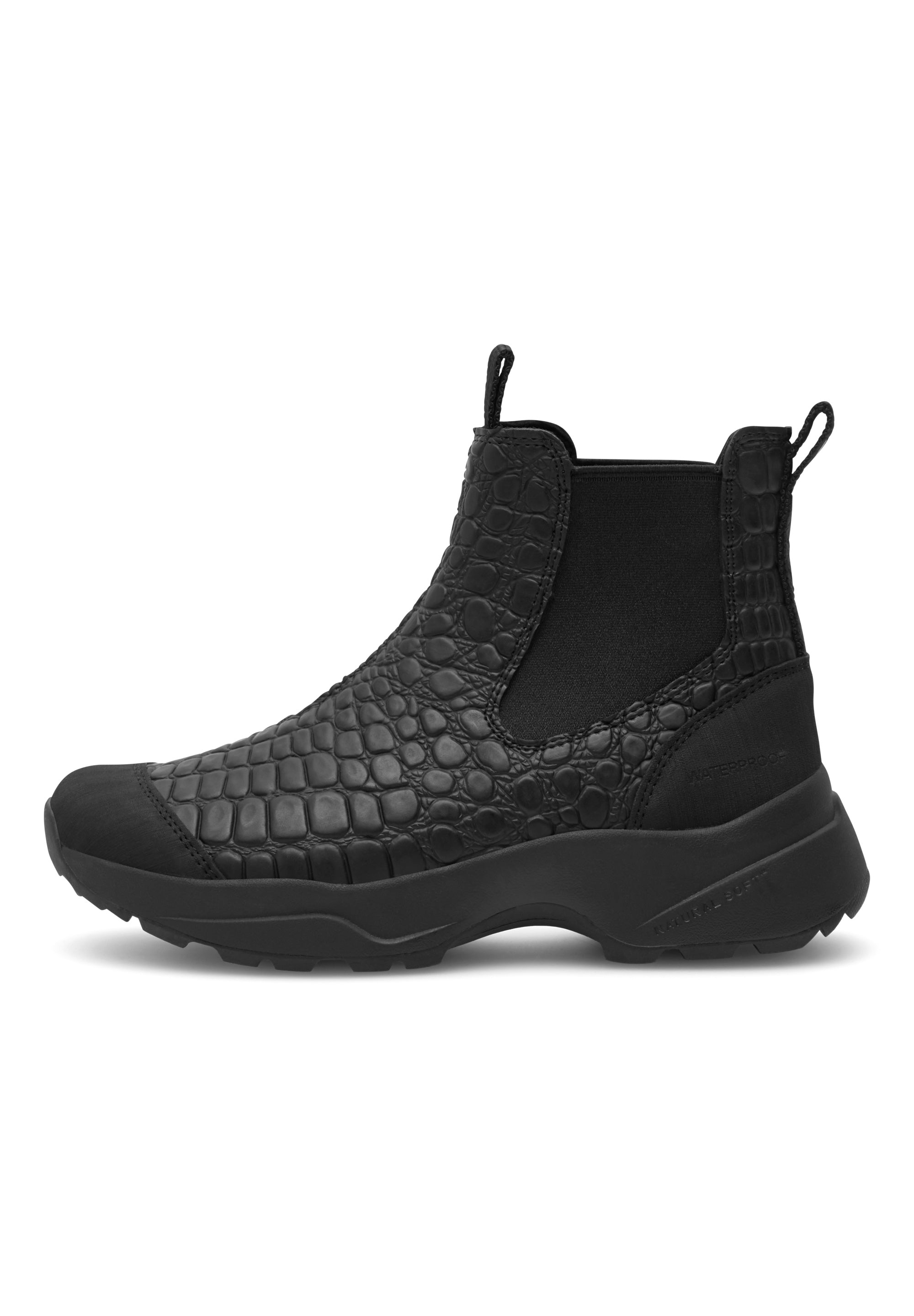 WODEN Siri Croco Waterproof Rubber Boots 020 Black