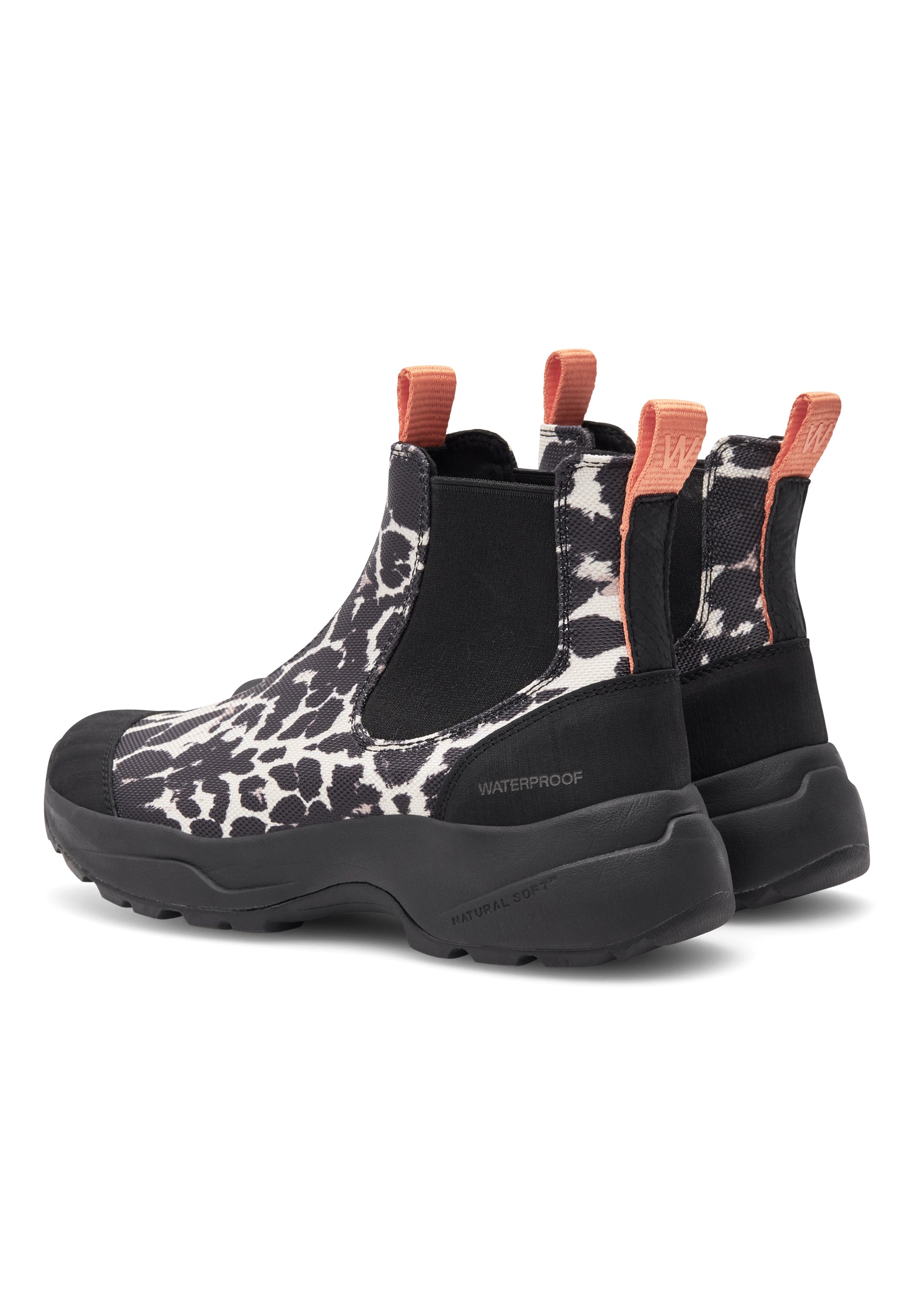 WODEN Siri Leo Waterproof Rubber Boots 327 Leopard