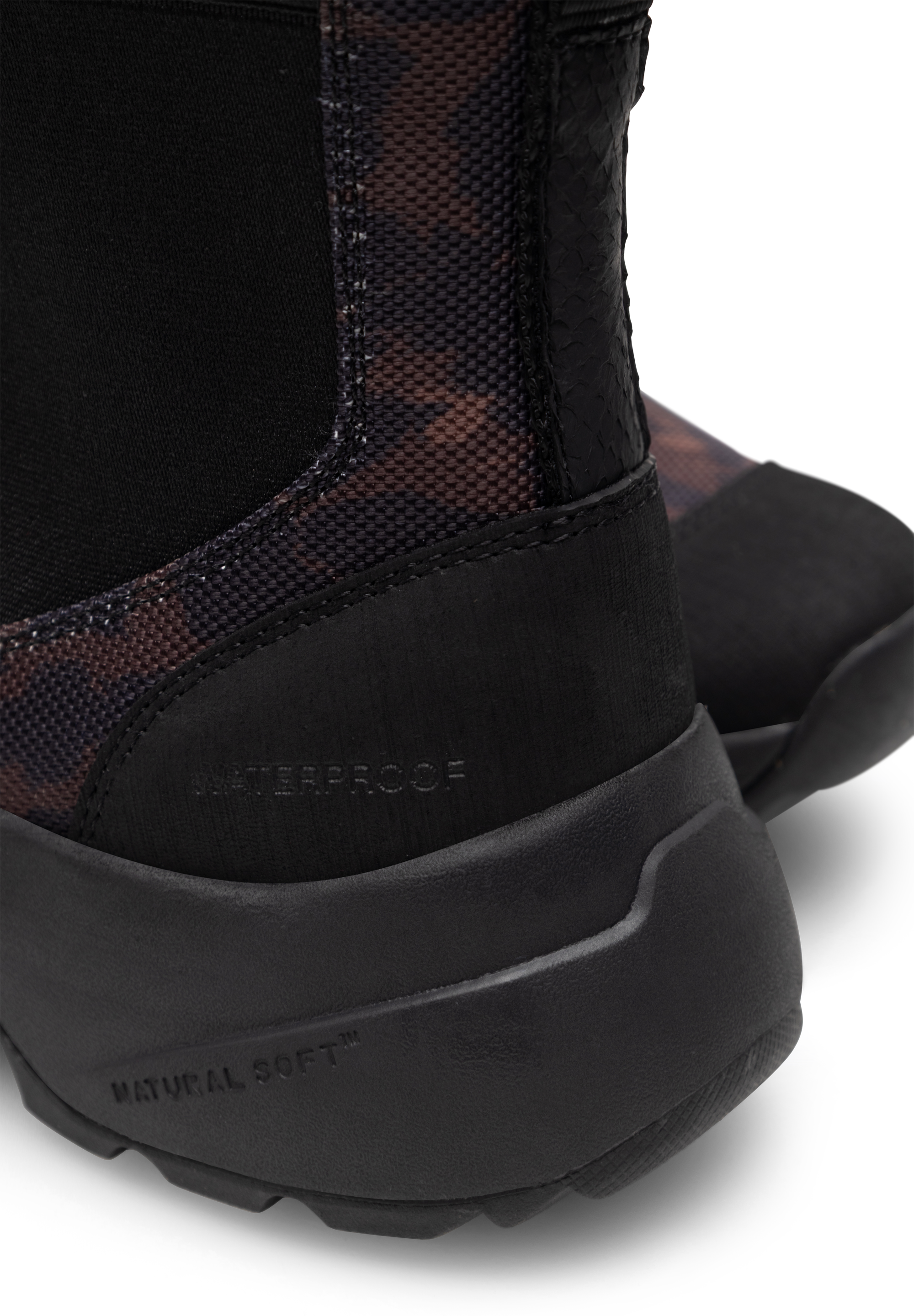WODEN Siri Leo Waterproof Rubber Boots 546 Dark Leopard