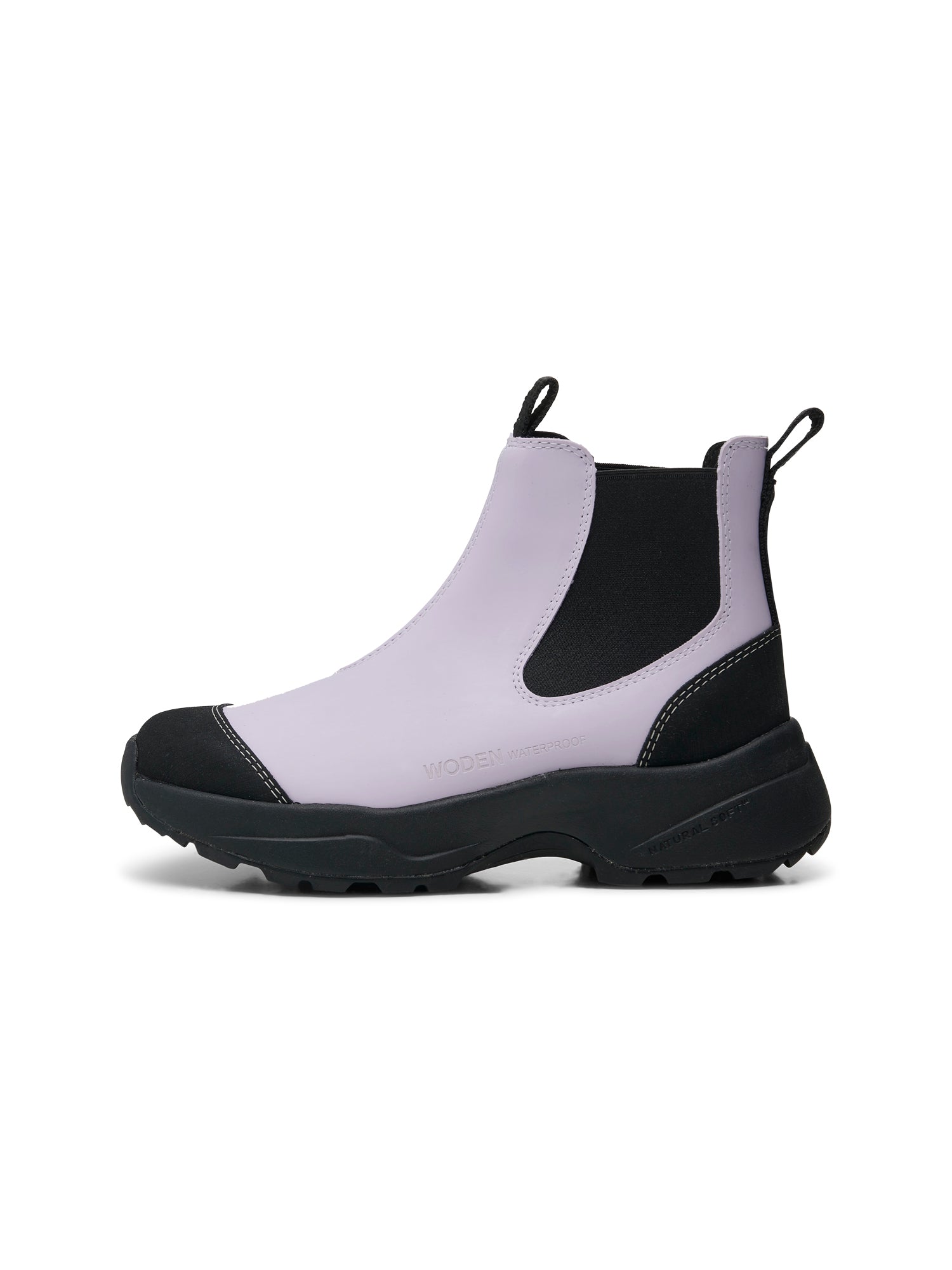 WODEN Siri Warm Waterproof Rubber Boots 898 Smoked Lavender