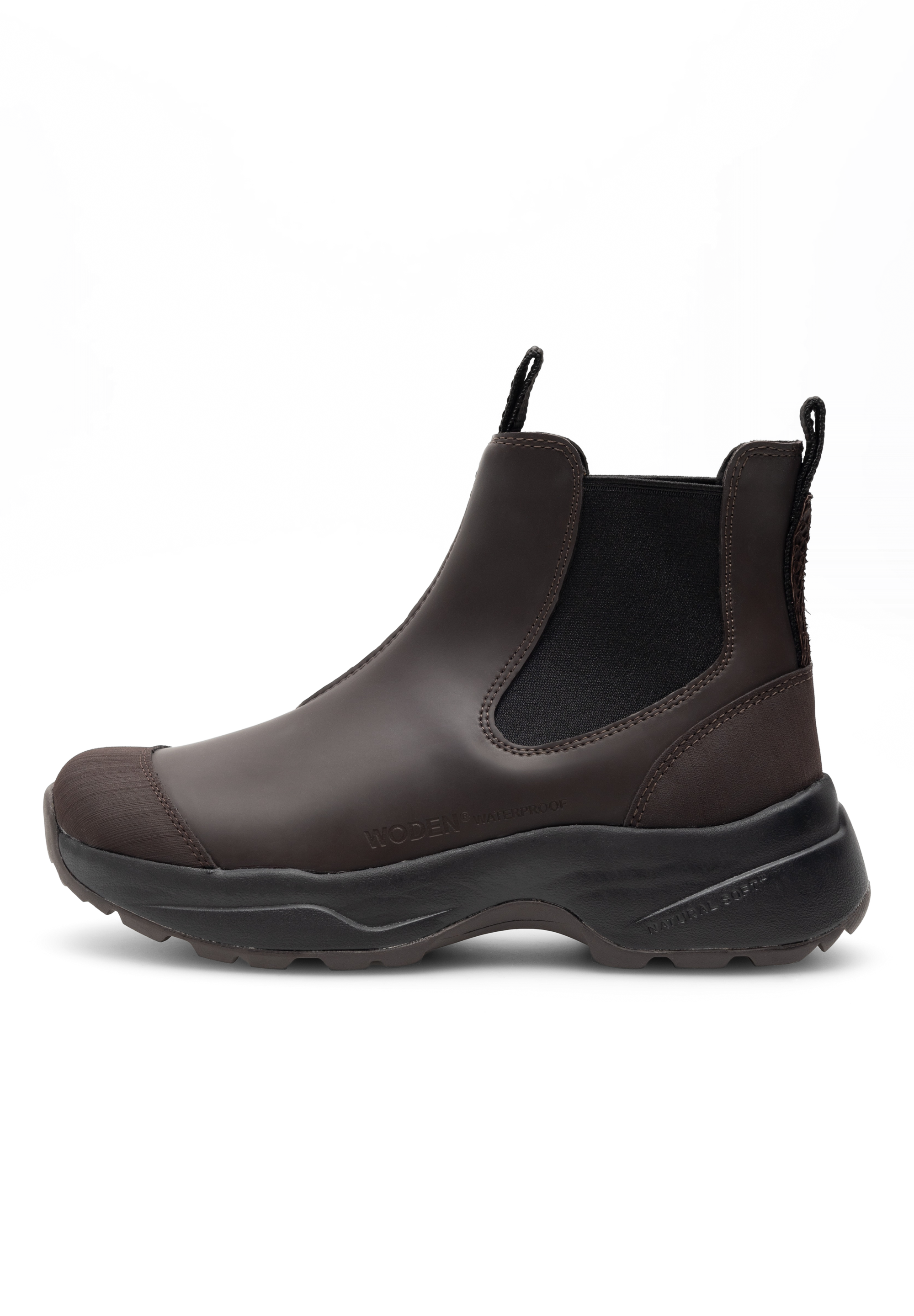 WODEN Siri Waterproof Rubber Boots 063 Chocolate