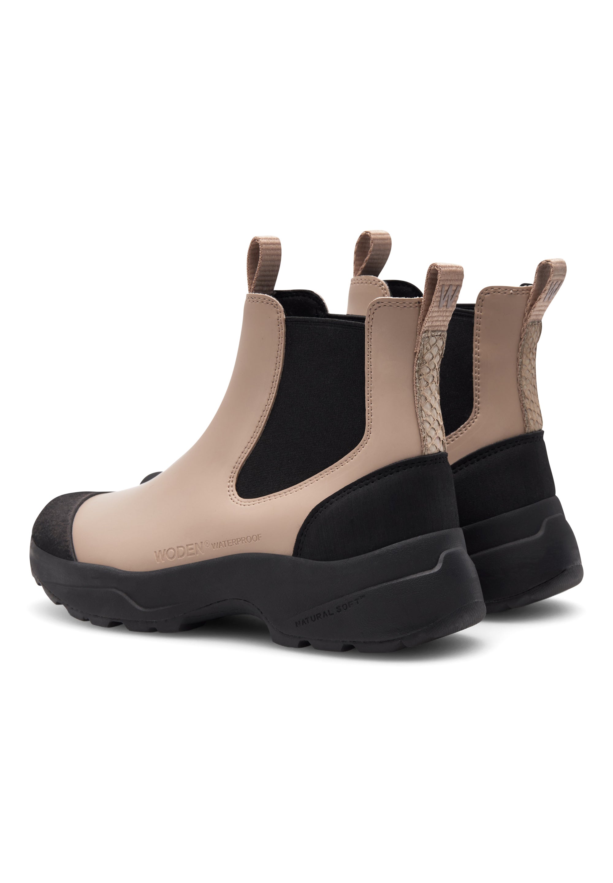 WODEN Siri Waterproof Rubber Boots 065 Taupe