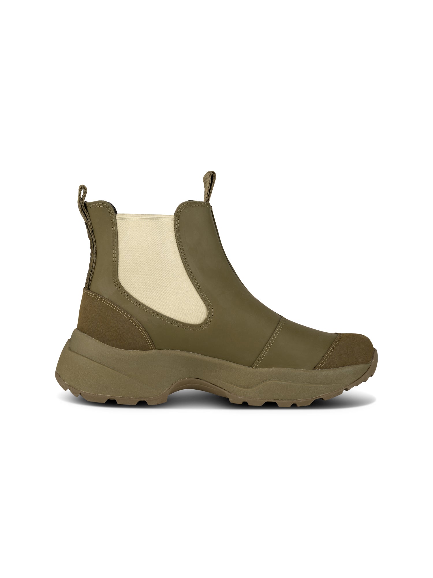 WODEN Siri Waterproof Rubber Boots 202 Dark Olive/Alfalfa