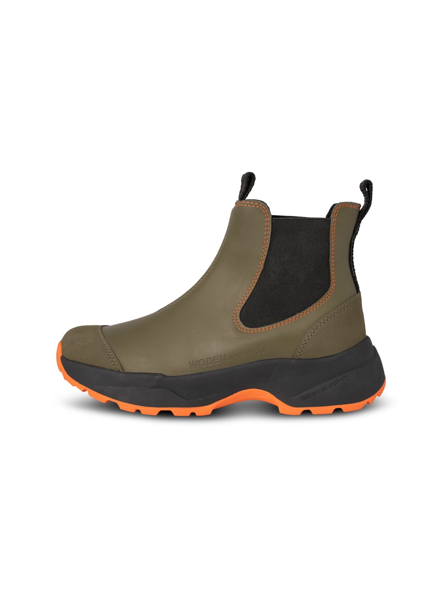 WODEN Siri Waterproof Rubber Boots 295 Dark Olive