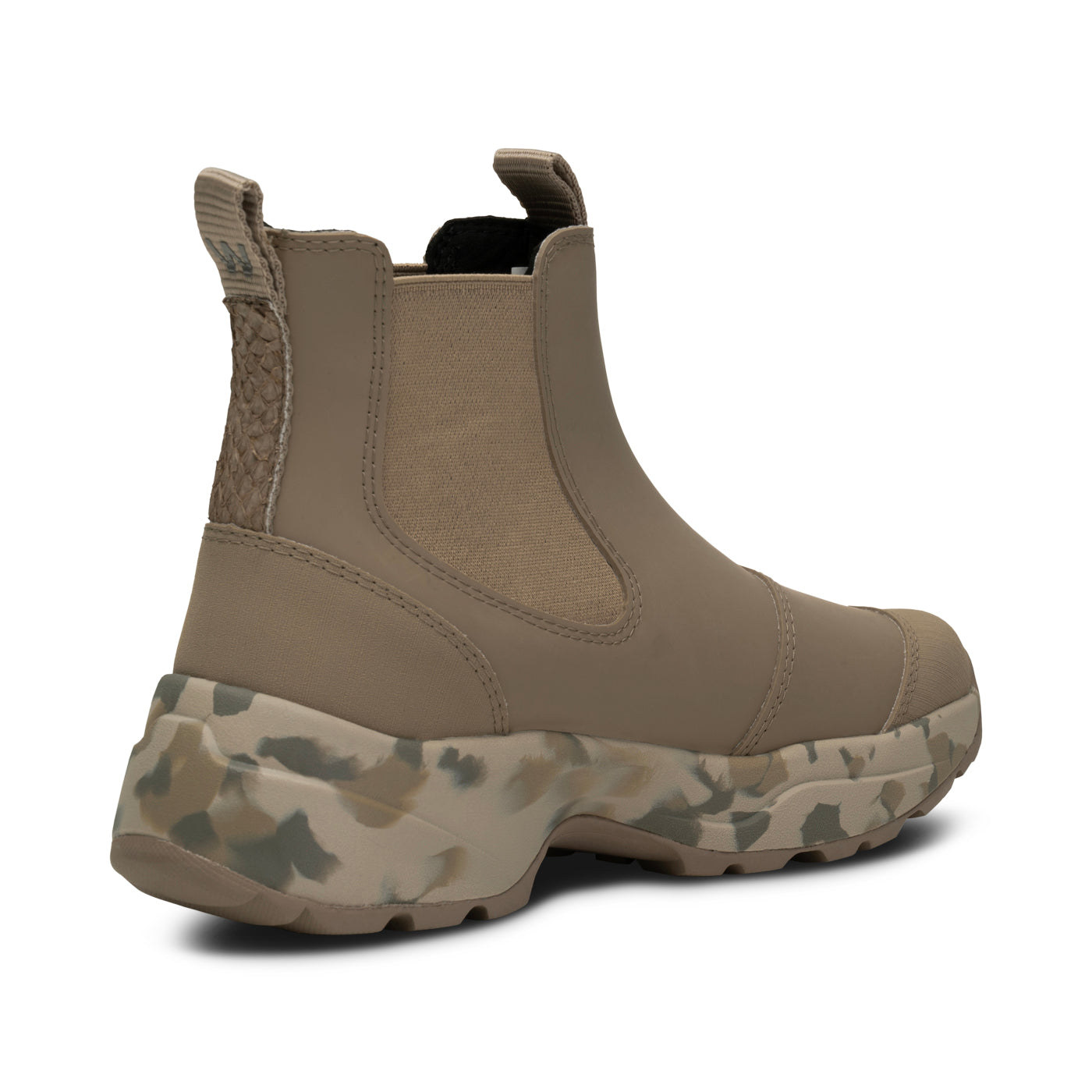 WODEN Siri Waterproof Rubber Boots 957 Silver Mink/Camouflage