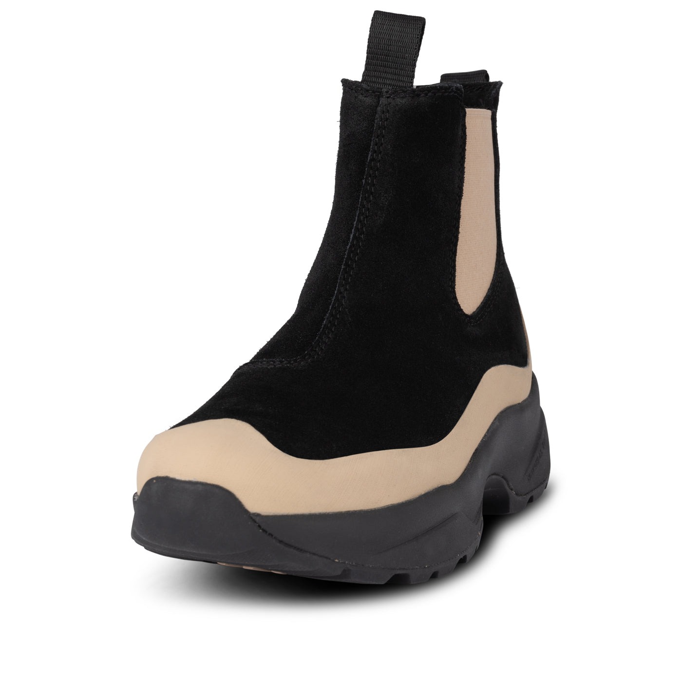 WODEN Solveig Suede Waterproof Boots 864 Black/Coffee Cream