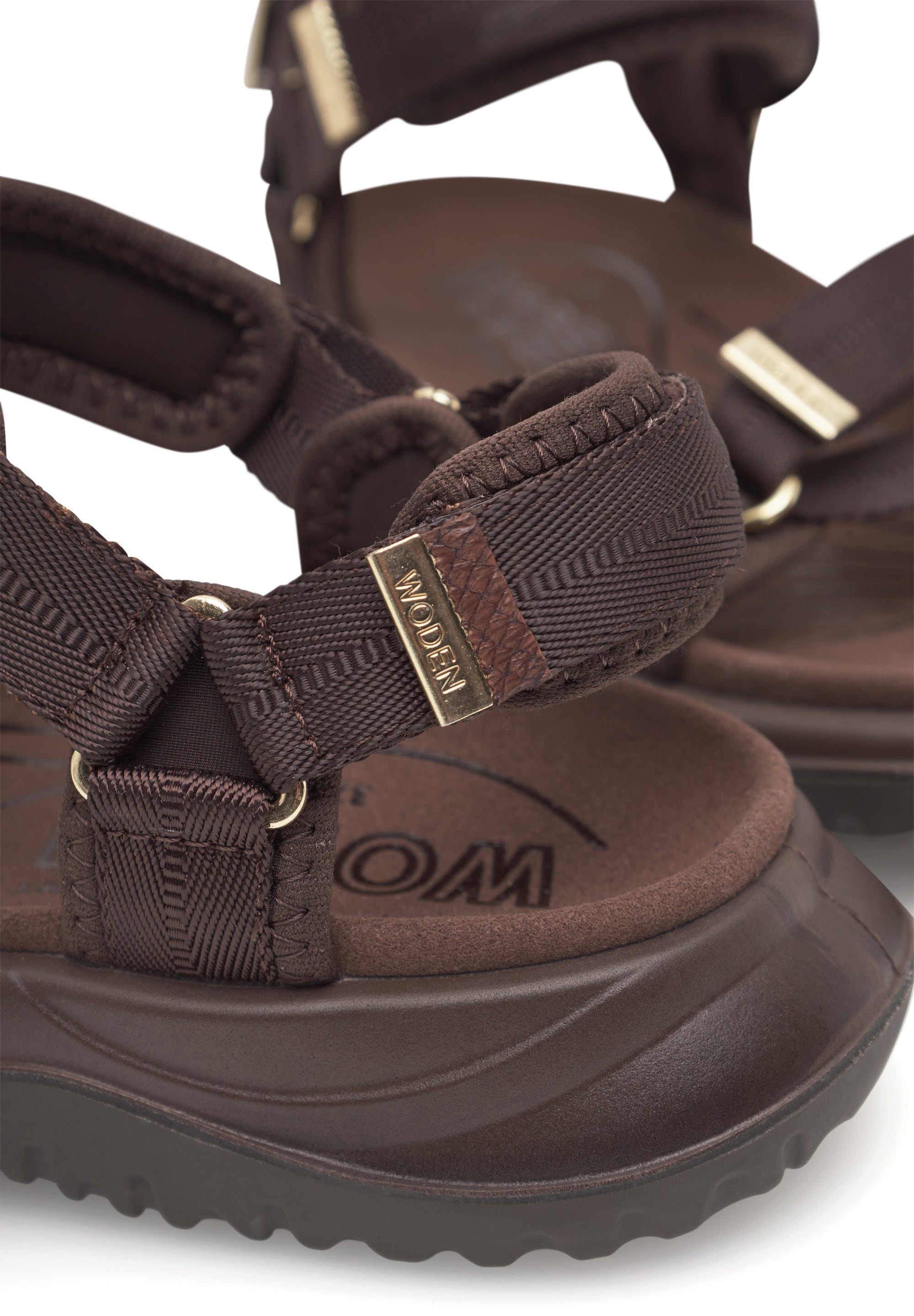 WODEN Solvej Sandals 063 Chocolate