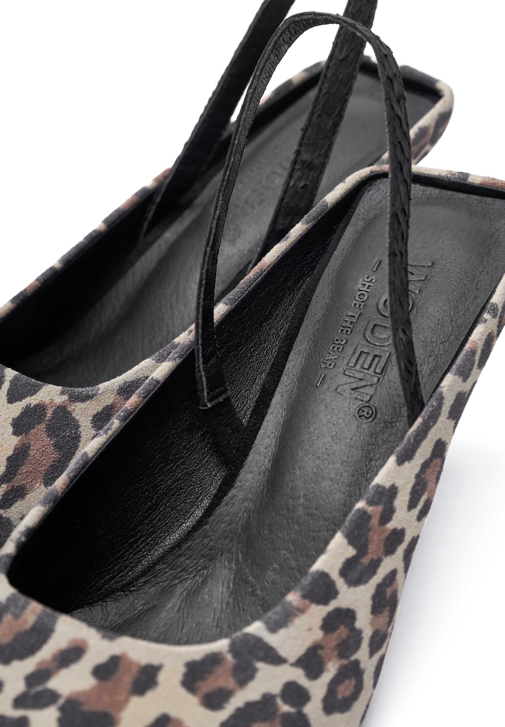 WODEN STB WOMENS Sophie Leo Heels 327 Leopard