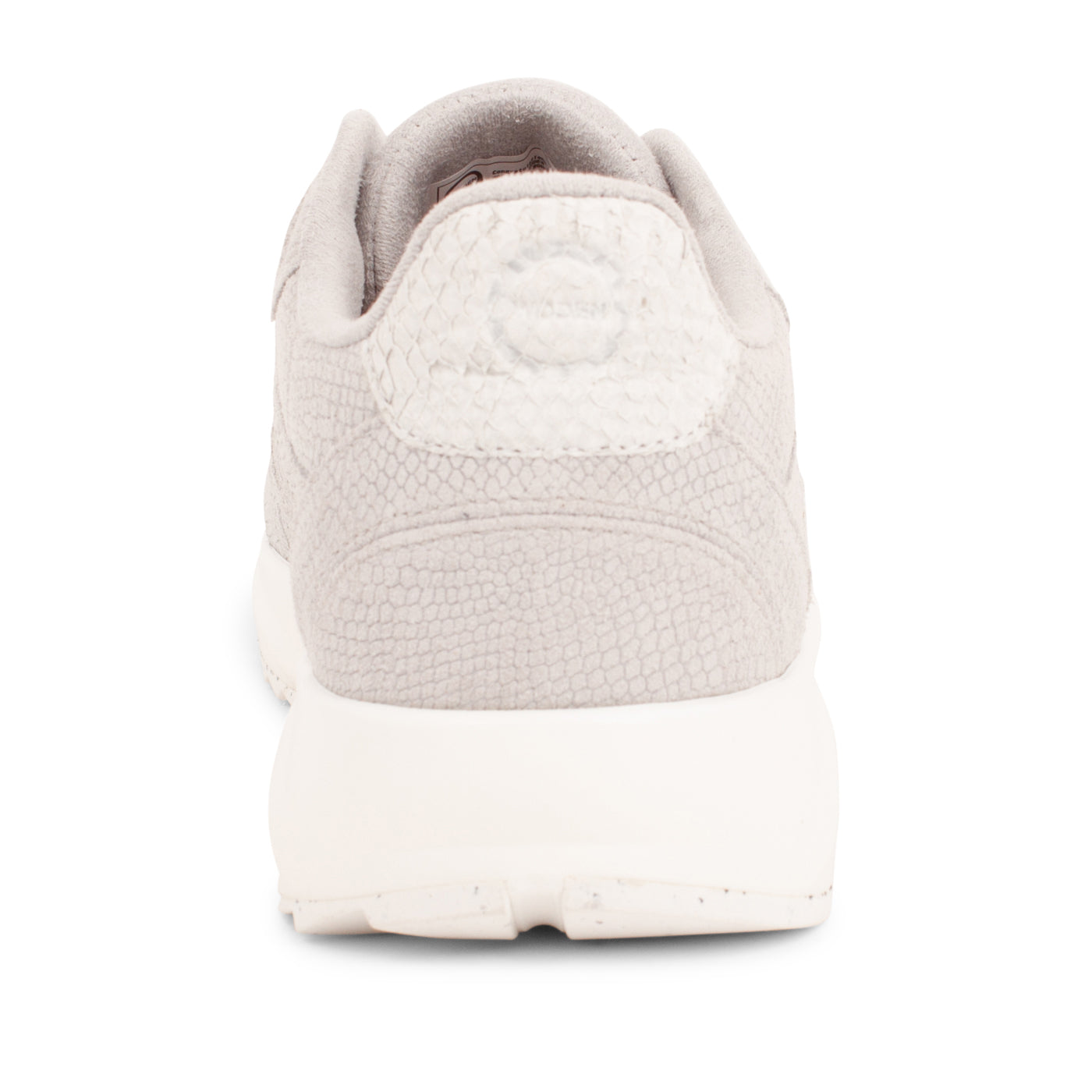 WODEN Sophie Snake Suede Sneakers 049 Sea Fog Grey