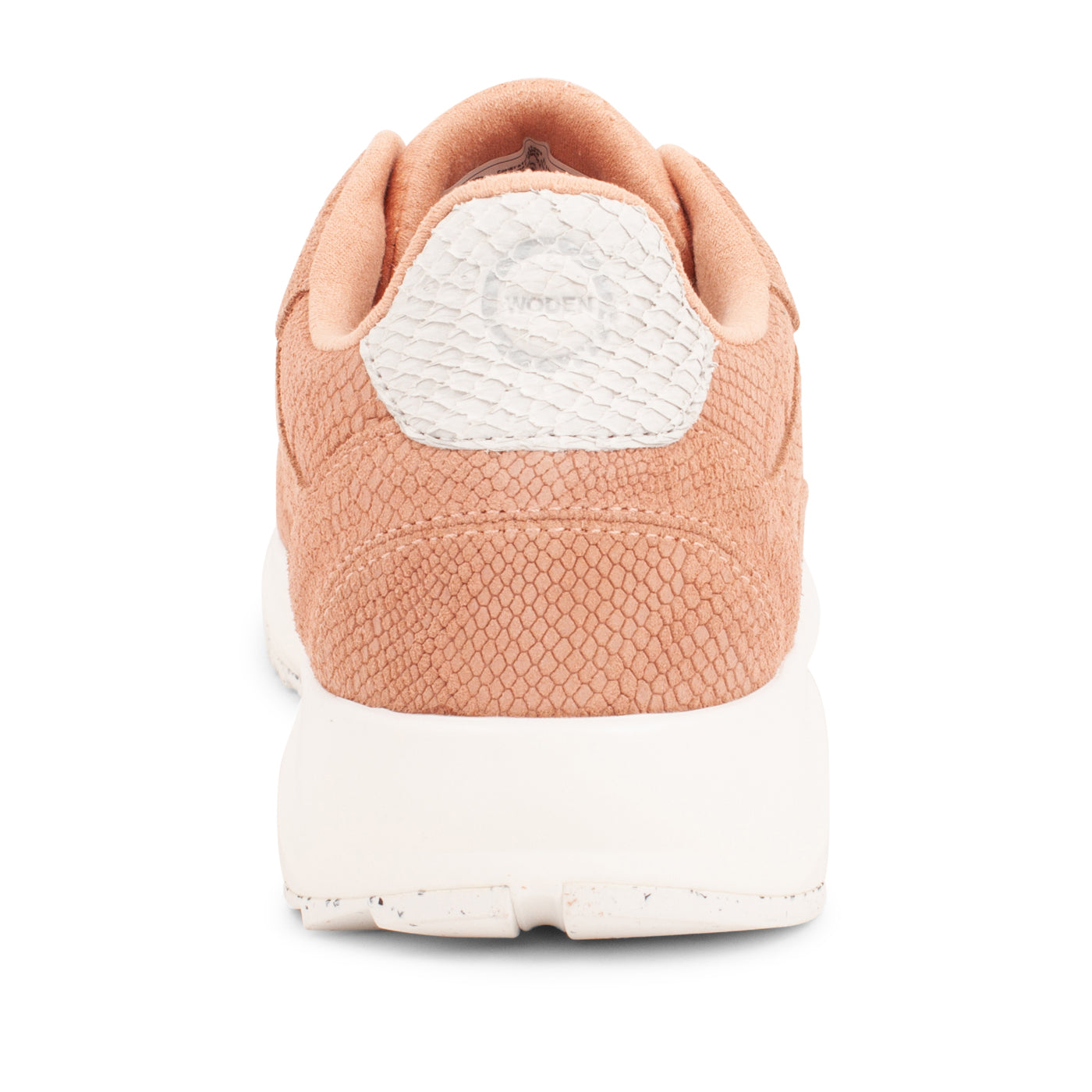 WODEN Sophie Snake Suede Sneakers 606 Pink Sand