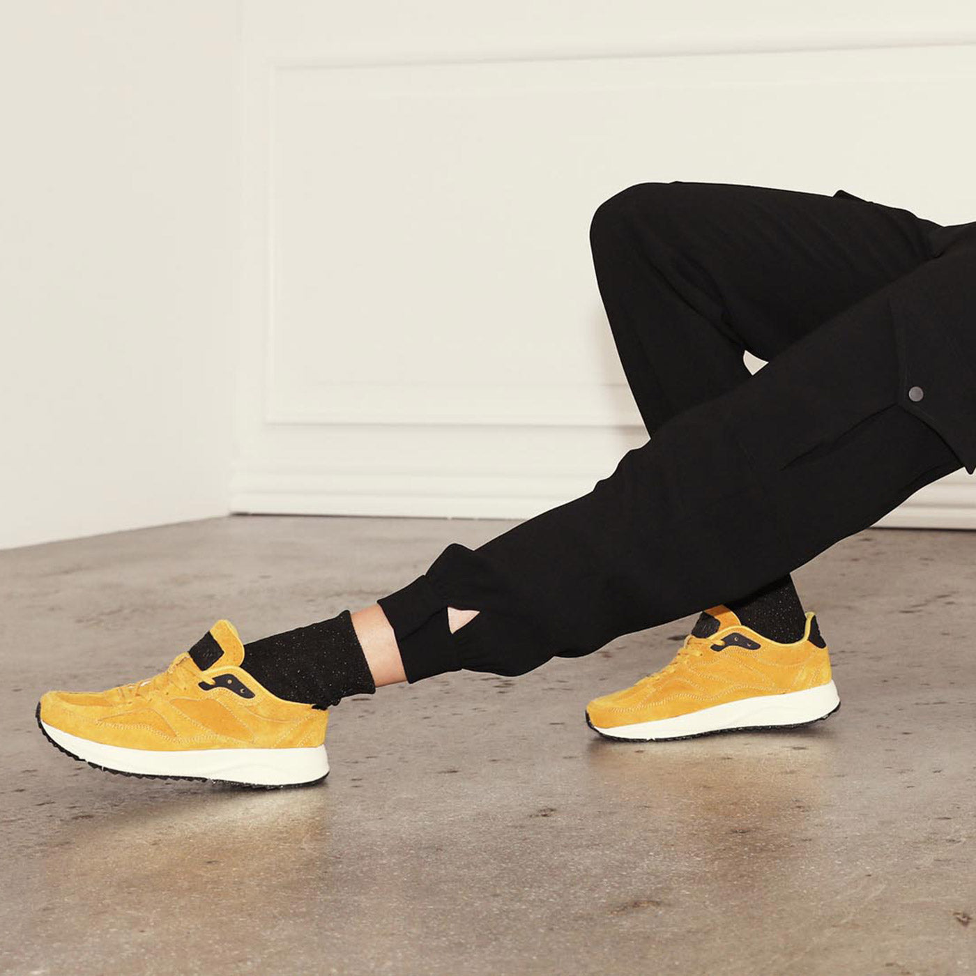 WODEN Sophie Suede Sneakers 096 Mango