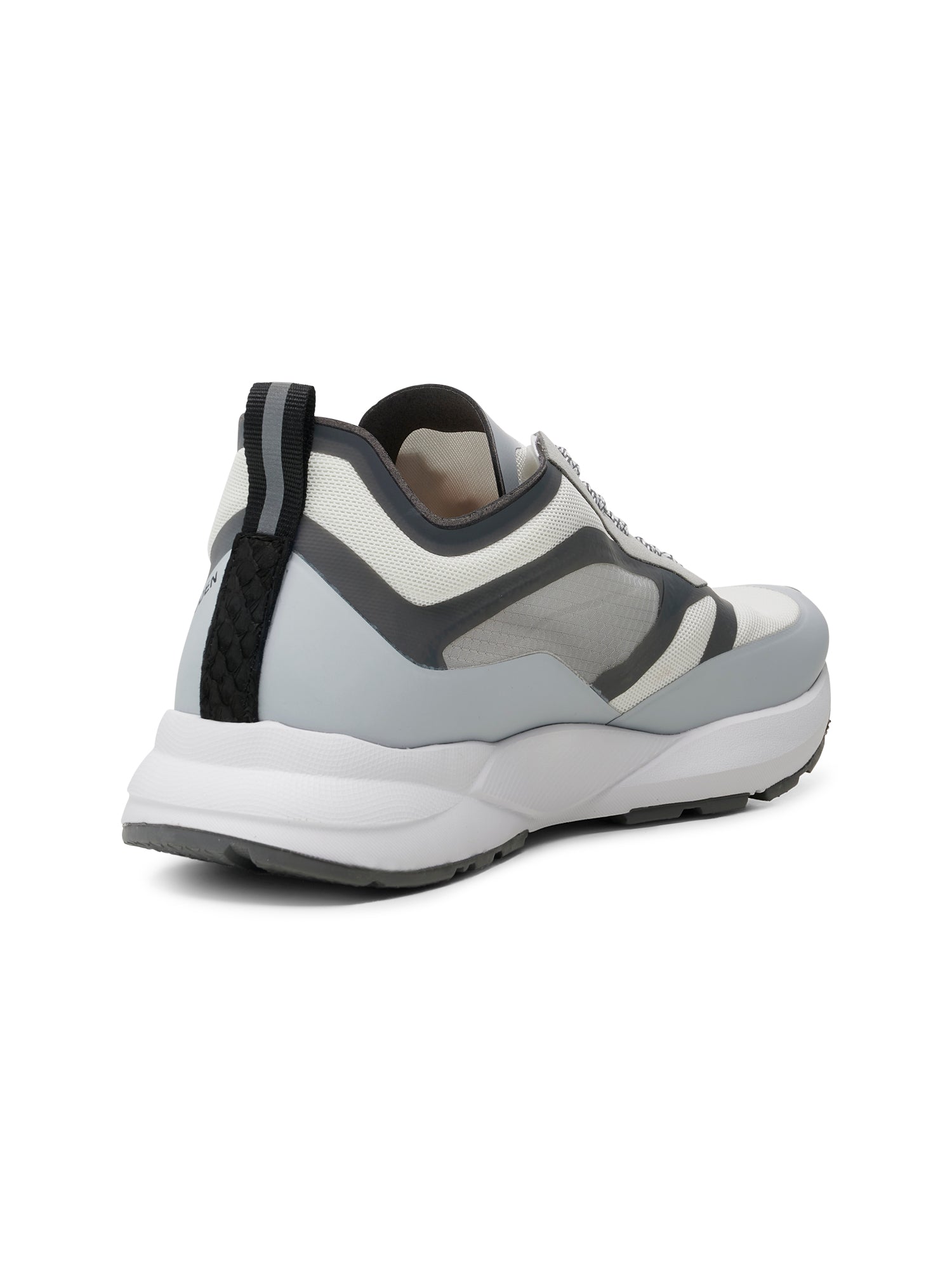 WODEN Stelle Transparent Sneakers 049 Sea Fog Grey