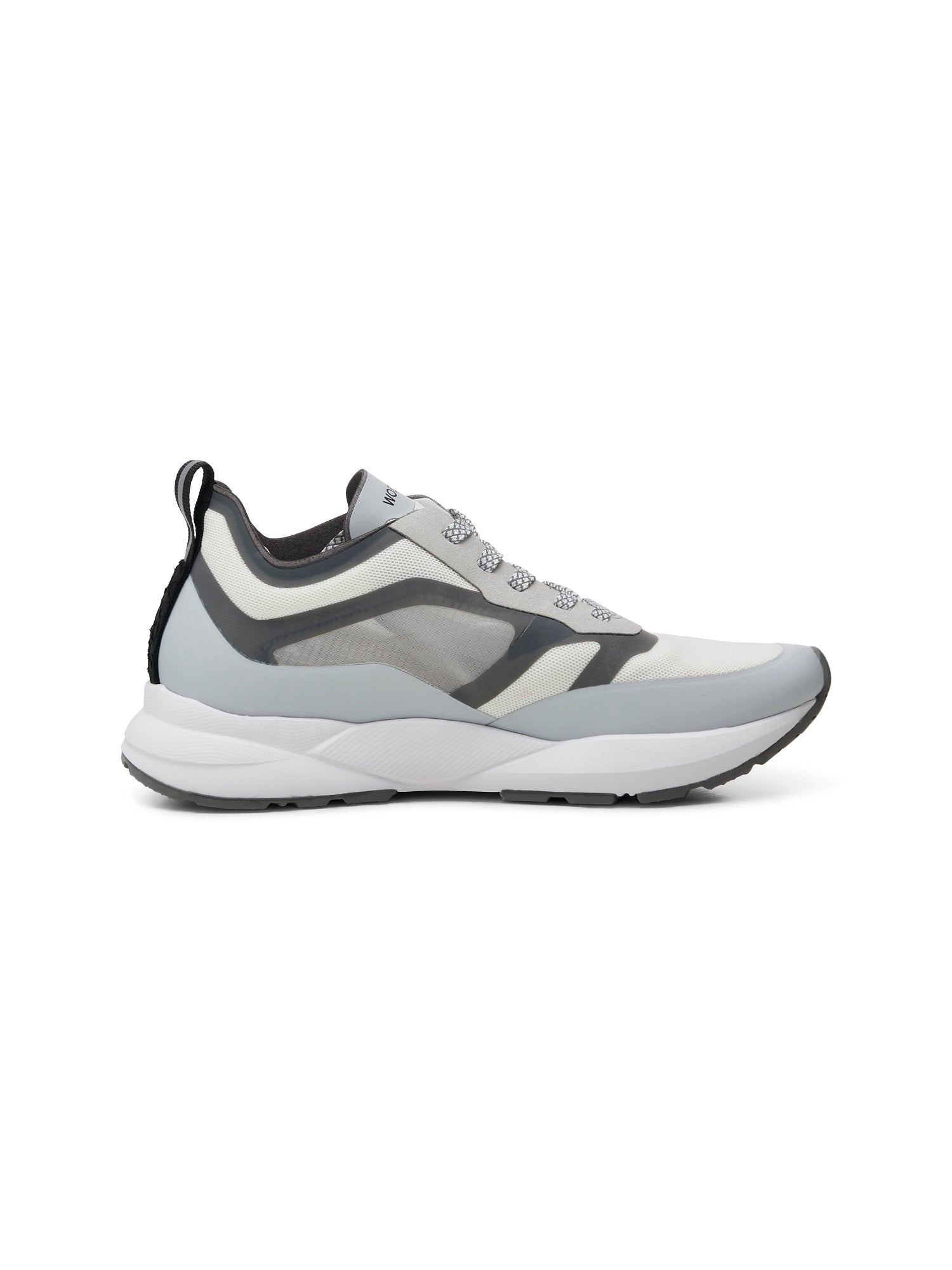WODEN Stelle Transparent Sneakers 049 Sea Fog Grey