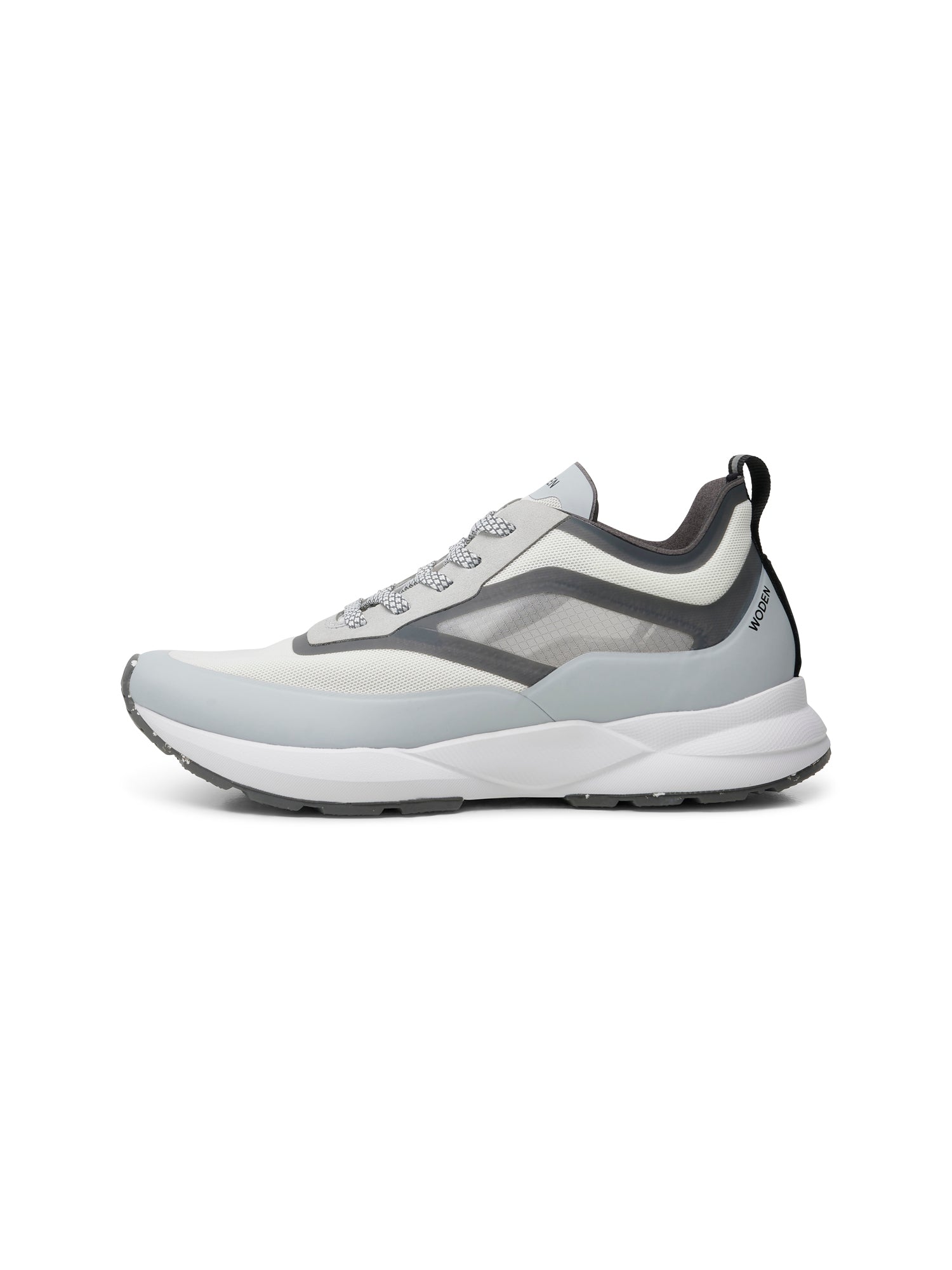 WODEN Stelle Transparent Sneakers 049 Sea Fog Grey